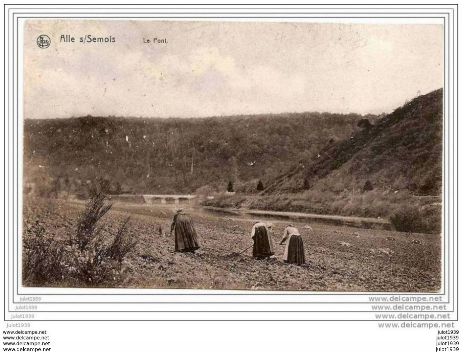 REDU ..-- ALLE ..-- Le Pont . 1911 , De CARLSBOURG Vers REDU ( Melle Anna JEANGOUT ) . Voir Verso . - Libin