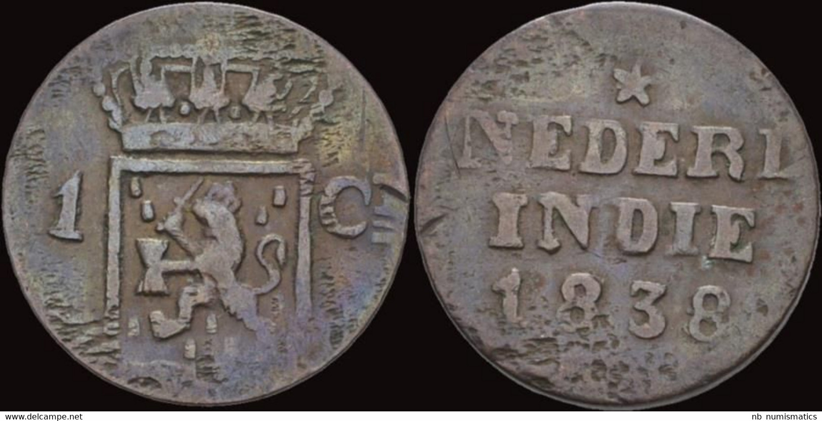 Nederlands India 1 Cent 1838 - Indes Néerlandaises