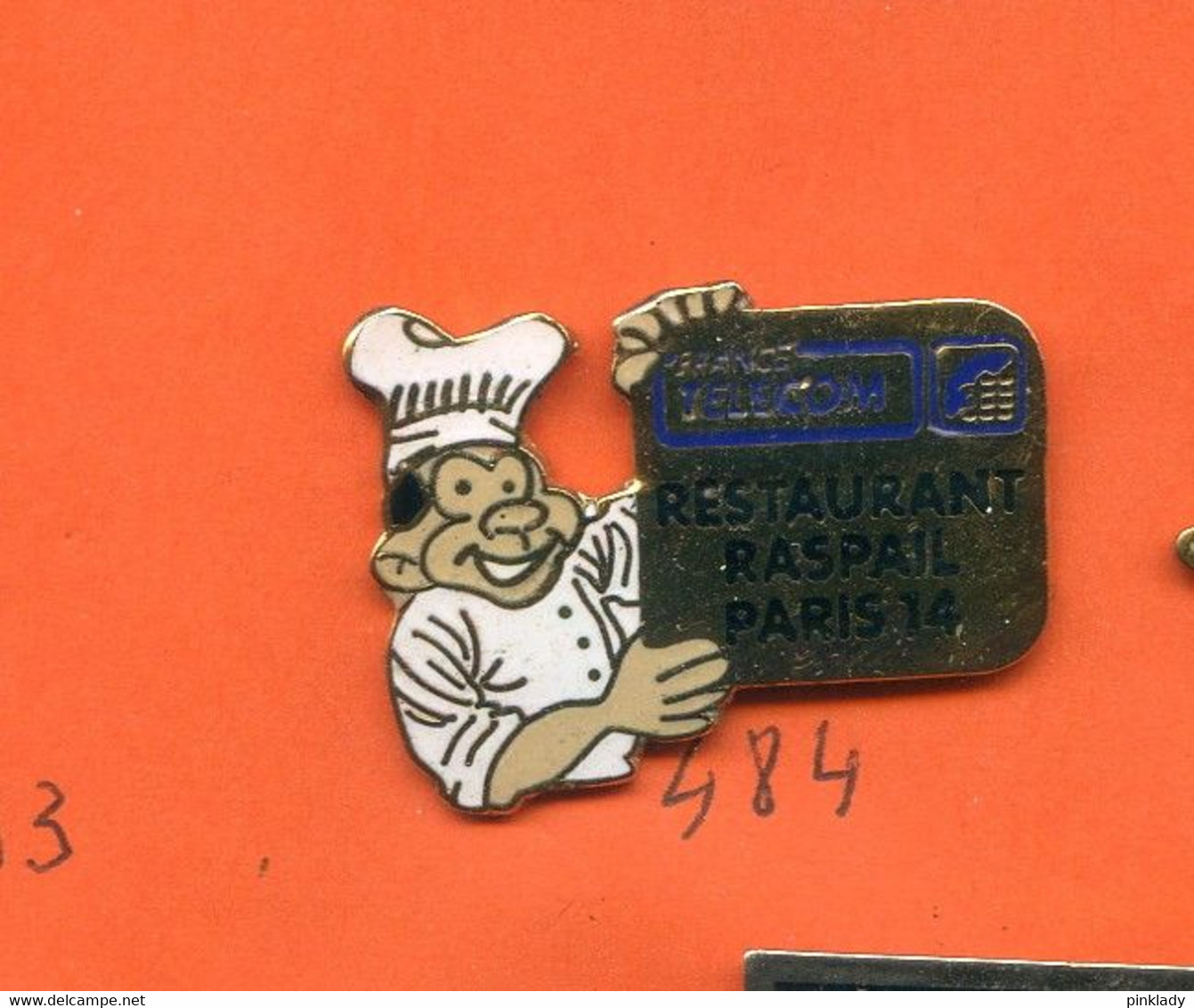 Pins France Telecom Restaurant Raspail Paris 14   Egf  A484 - France Telecom