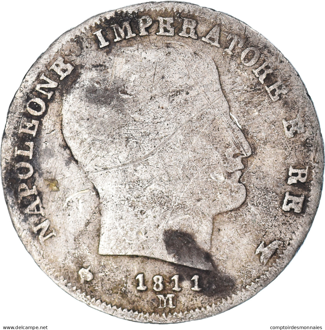 Monnaie, États Italiens, KINGDOM OF NAPOLEON, Napoleon I, Lira, 1811, Milan - Napoleonic