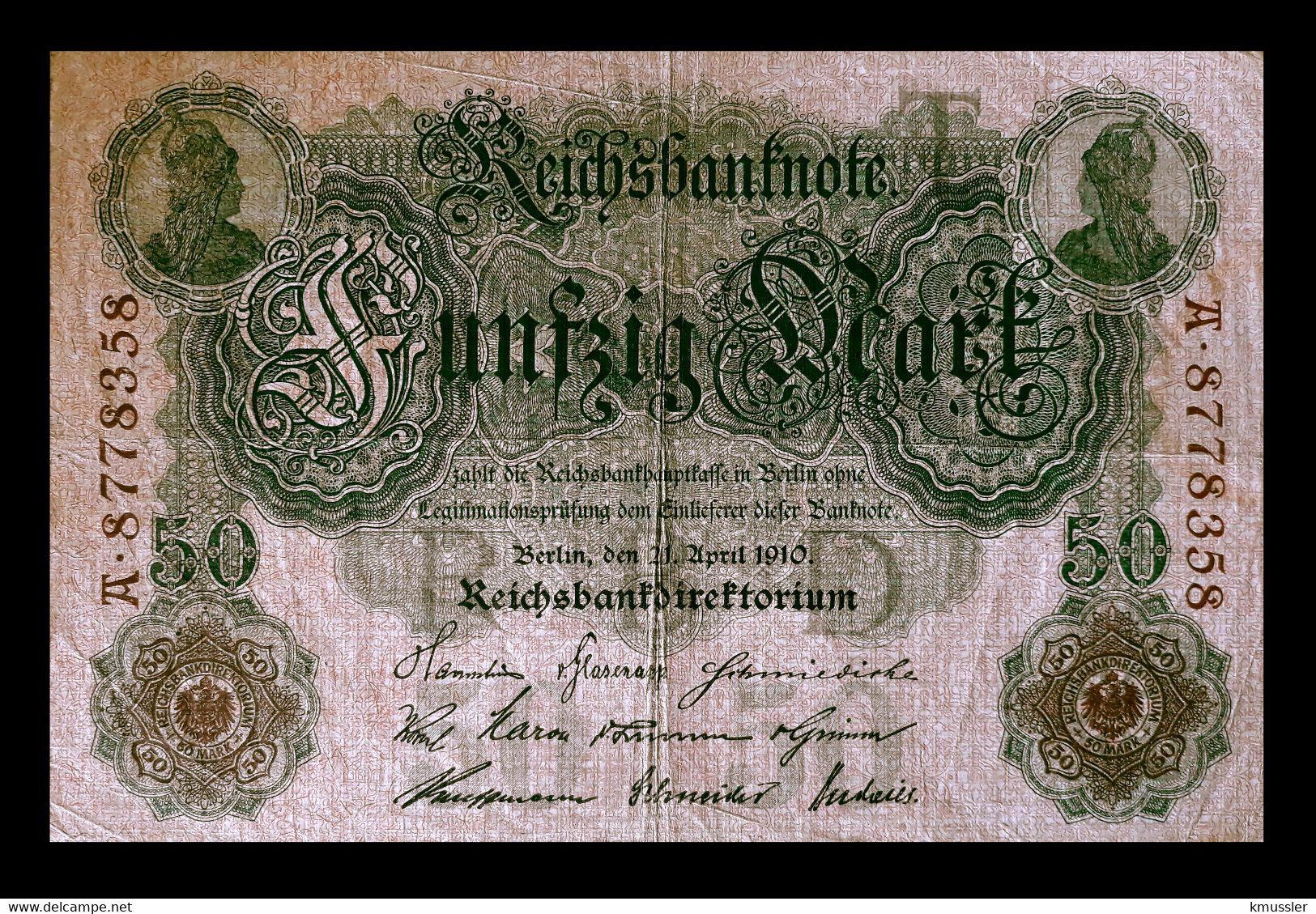 # # # Banknote Germany (Dt. Reich) 50 Mark 1910 # # # - 50 Mark