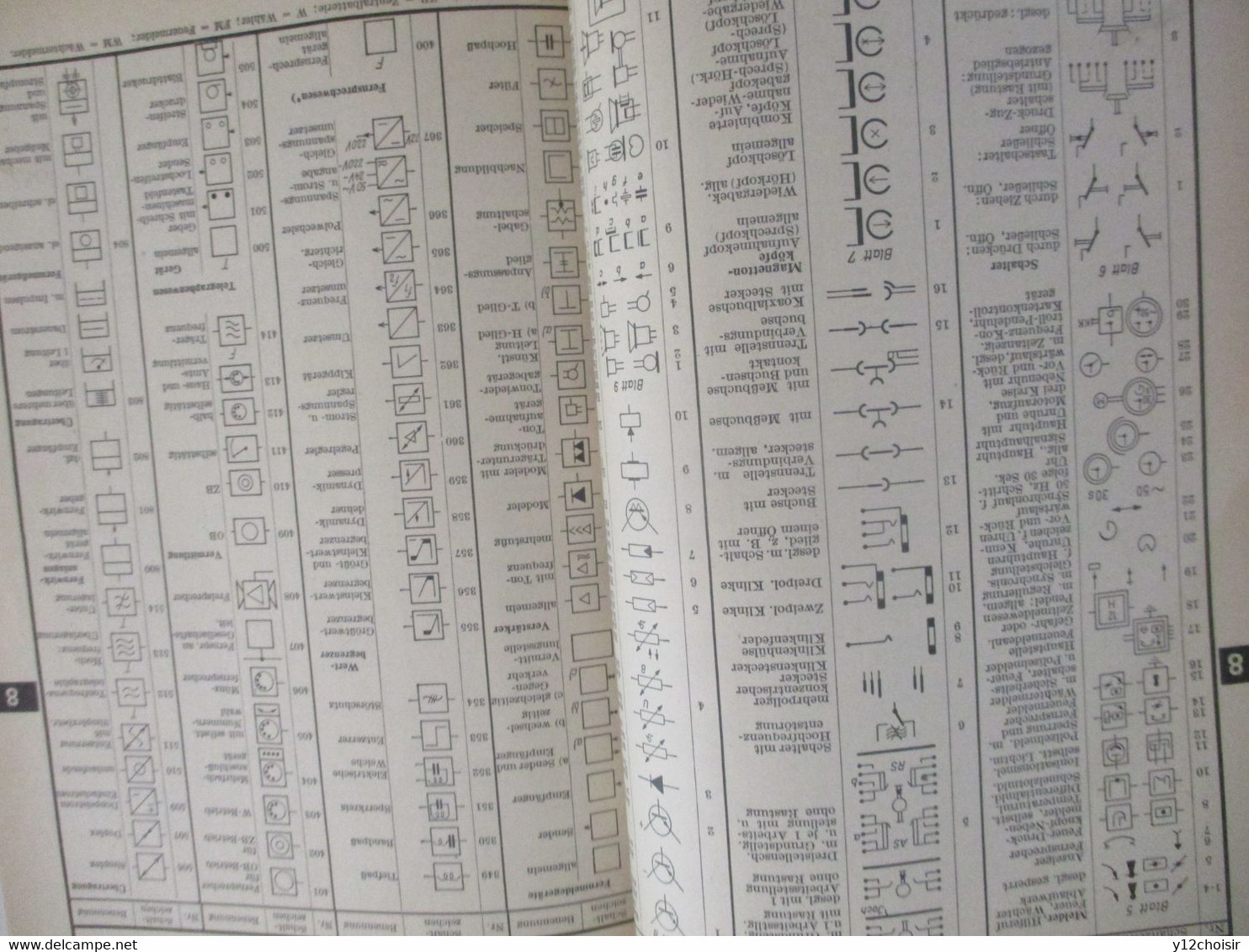 LIVRE 1965 ELECTRONIQUE ELECTRICITE FACH UND TABELLENBUCH FUR ELEKTROTECHNIK FRIEDRICH DUMMLER - Tecnica