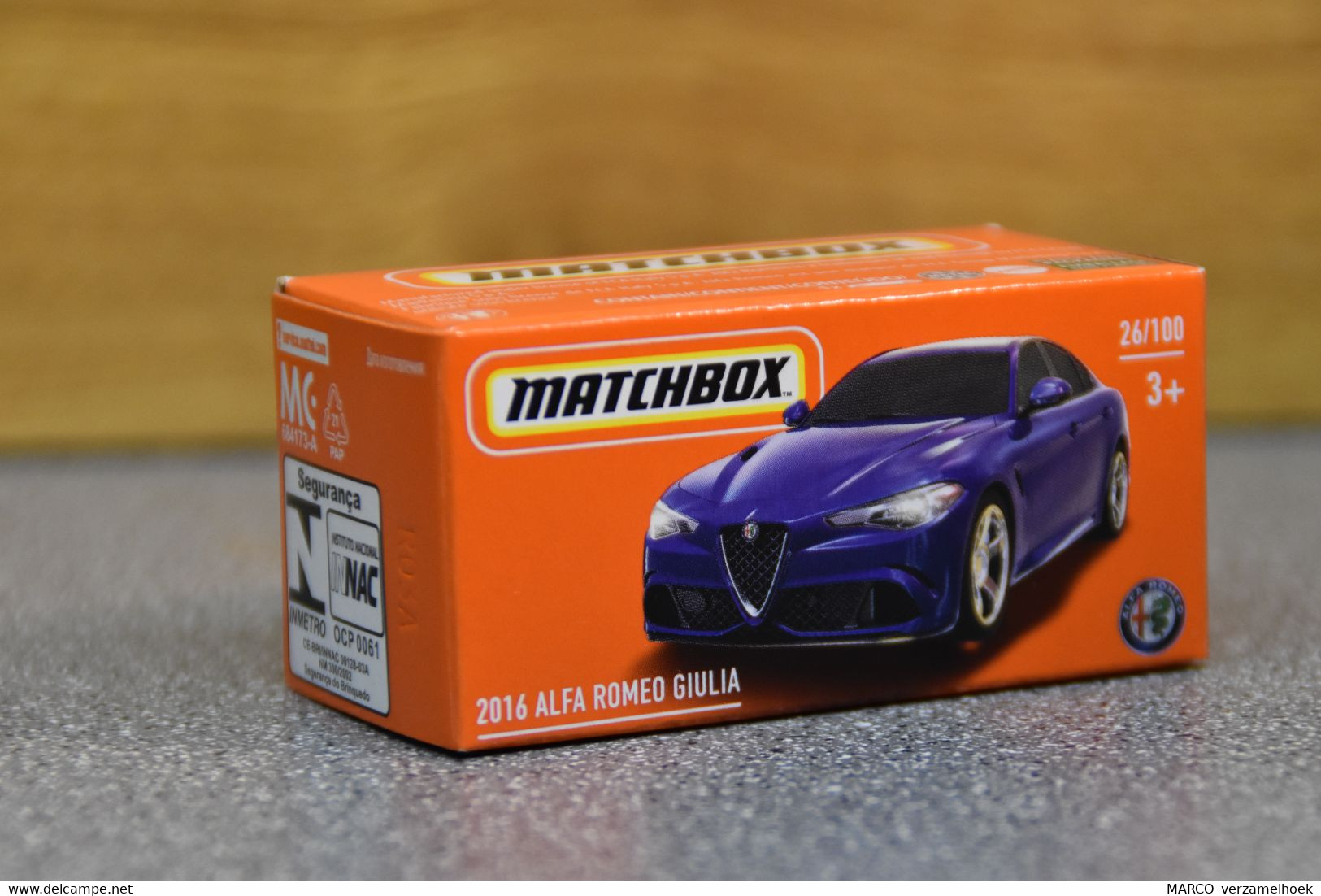 Mattel - Matchbox 26/100 Alfa-romeo Giulia - Matchbox (Mattel)