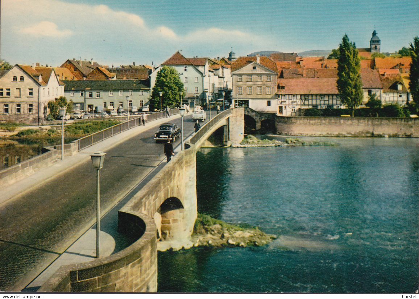 D-37213 Witzenhausen - Werratal - Brücke - Cars - Opel Rekord - Mercedes Ponton - Witzenhausen