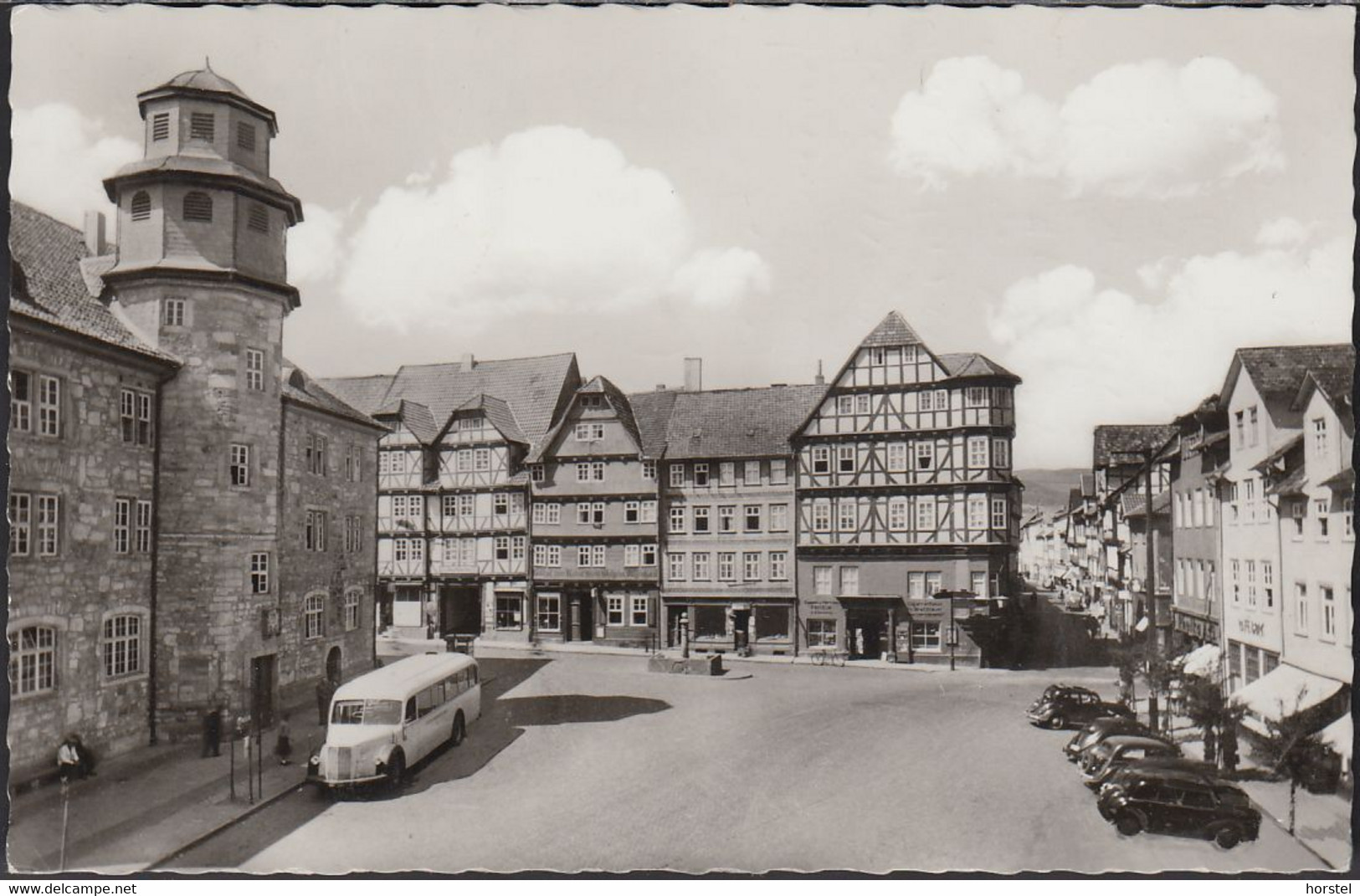 D-37213 Witzenhausen - Marktplatz Mit Rathaus - Cars - VW Käfer - Oldtimer - Alter Postbus - Nice Stamp - Witzenhausen