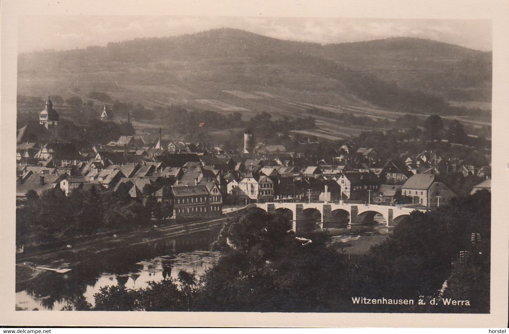 D-37213 Witzenhausen - An Der Werra - Alte Ansicht ( Stamp 1935 Gel. ) - Witzenhausen