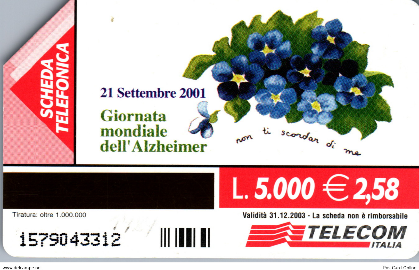 16252 - Italien - AIMA , Alzheimer - Öff. Diverse TK