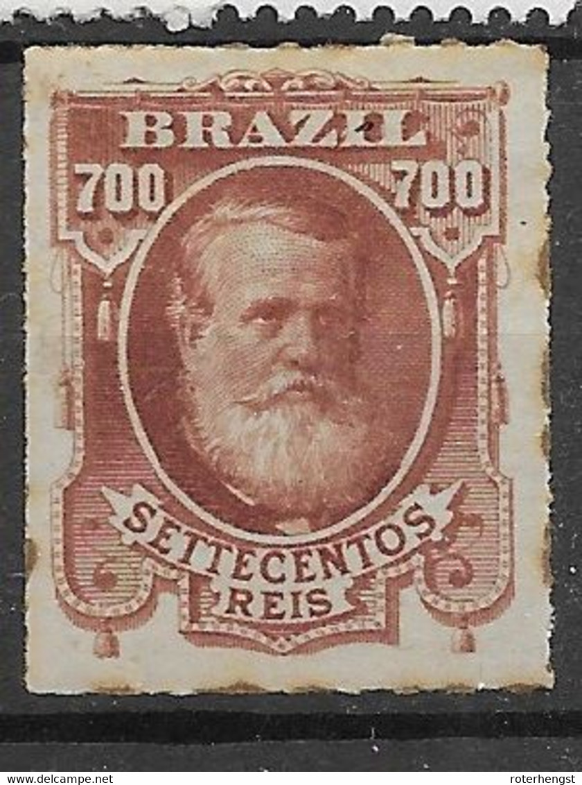 Brazil Mint Original Gum * Signed Stamp With Rust/stain On Borders 220 Euros - Nuevos
