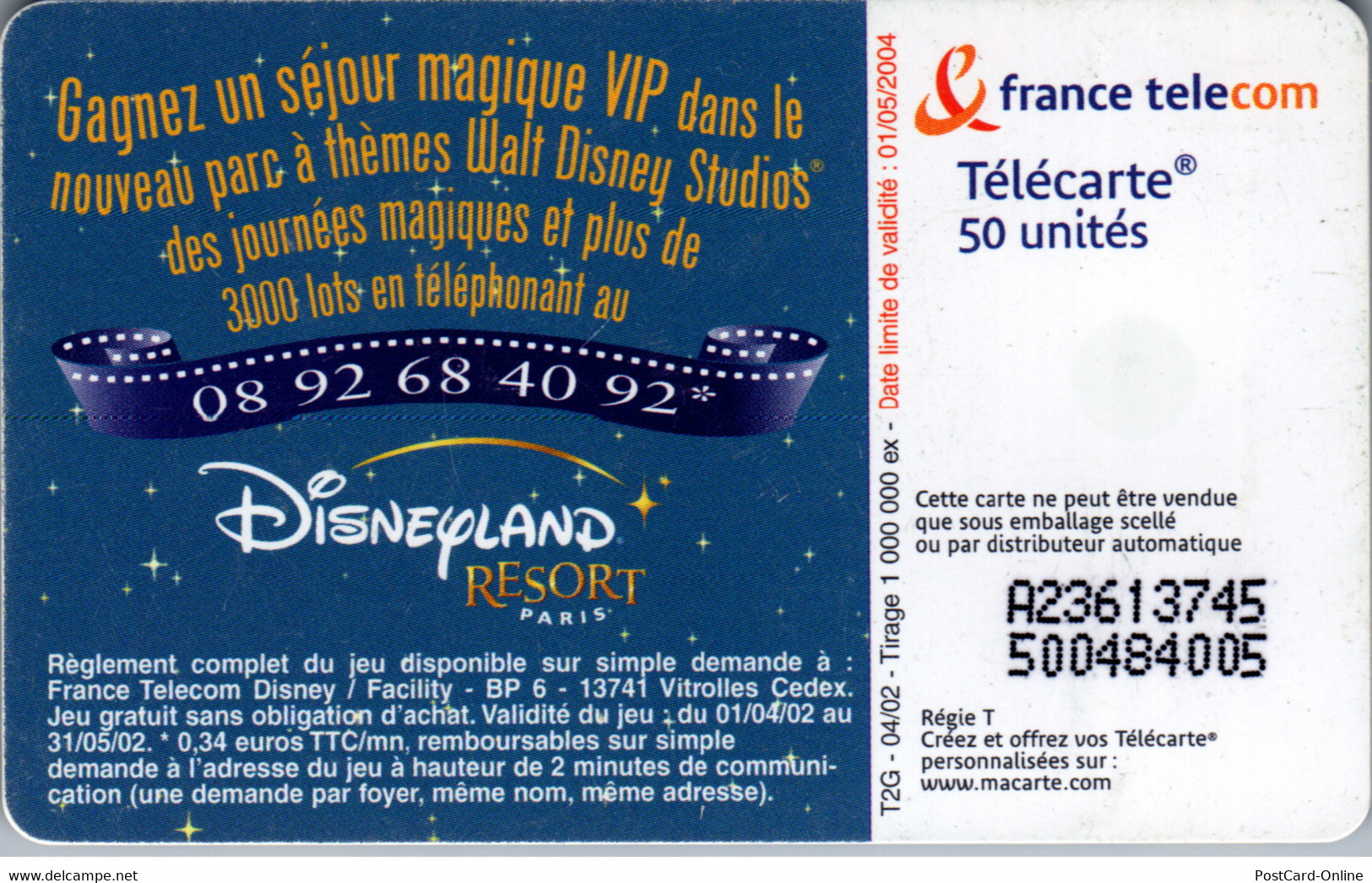 16300 - Frankreich - Walt Disney Studios , Goofy - 2002