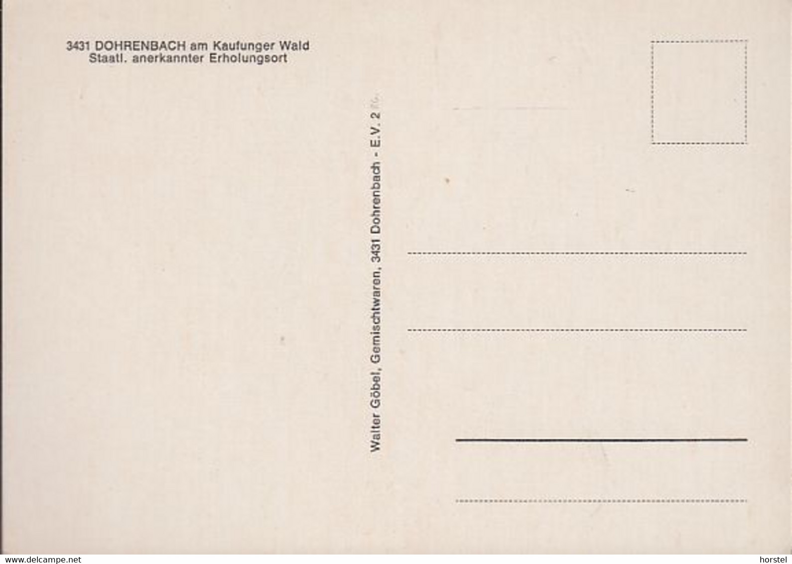 D-37216 Witzenhausen - Dohrenbach Am Kaufunger Wald - Alte Ansichten - Fachwerkhäuser - Witzenhausen