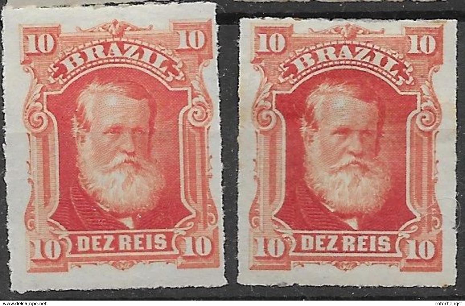 Brazil Mint Original Gum * Different Colour Shades 1877 34 Euros Minimum - Unused Stamps