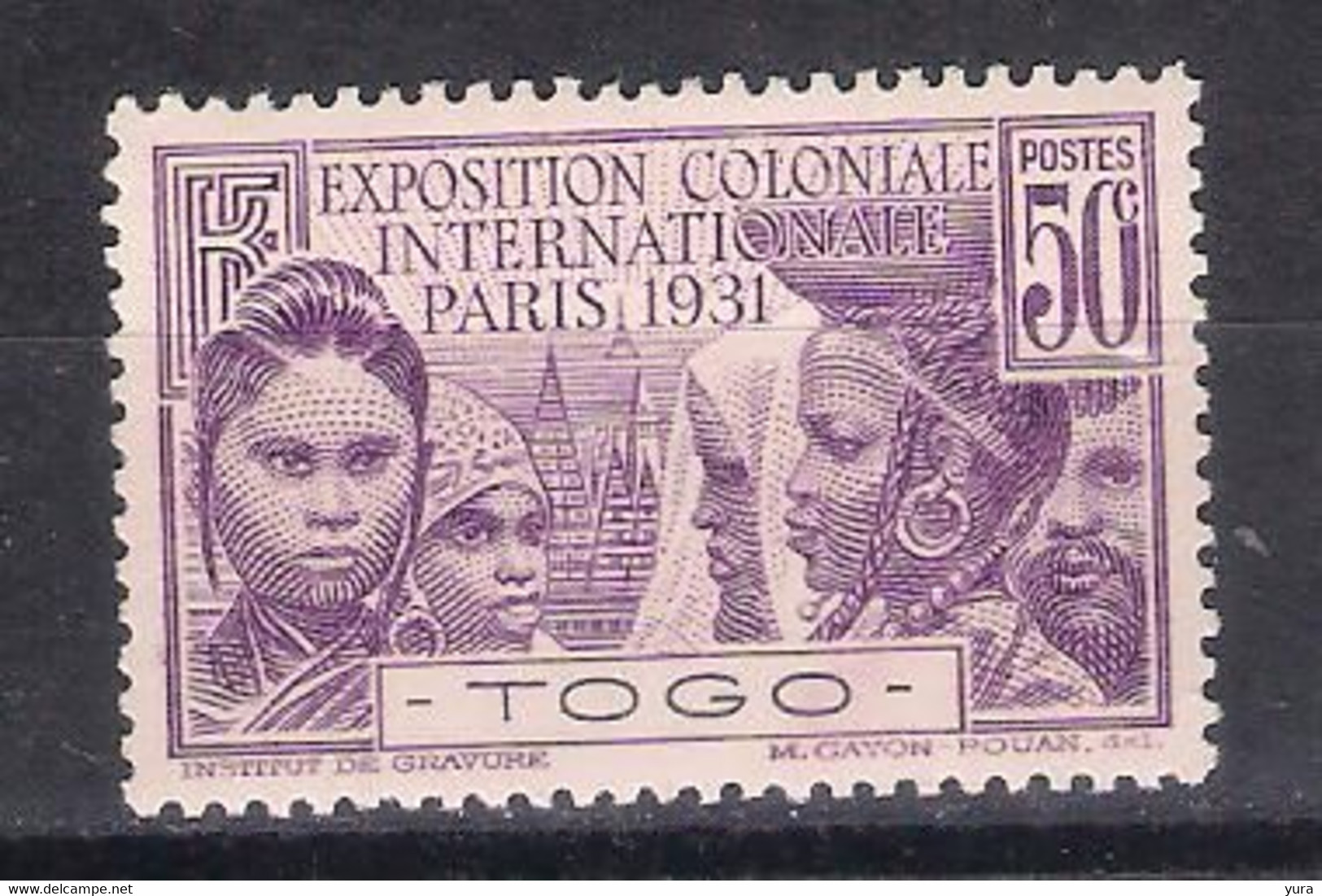 Togo 1931 Y/T Nr 162*  (a6p15) - Ungebraucht