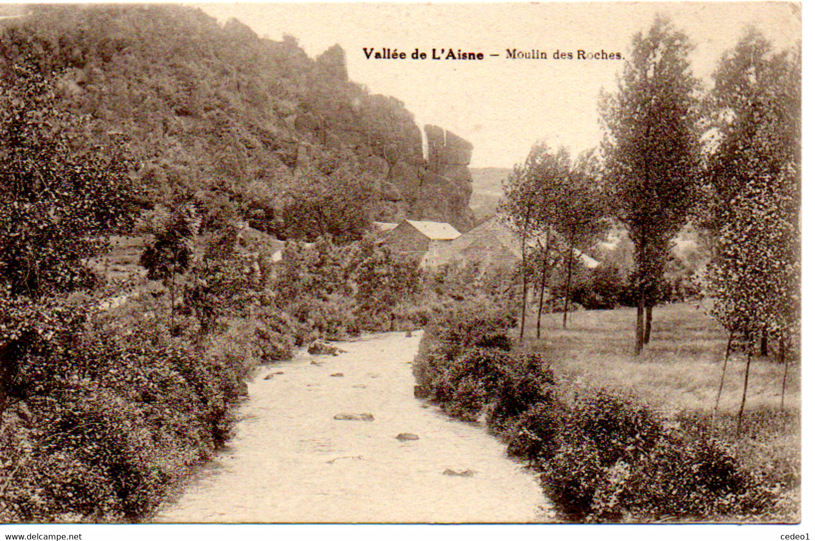 VALLEE DE L'AISNE  MOULIN DES ROCHES - Manhay