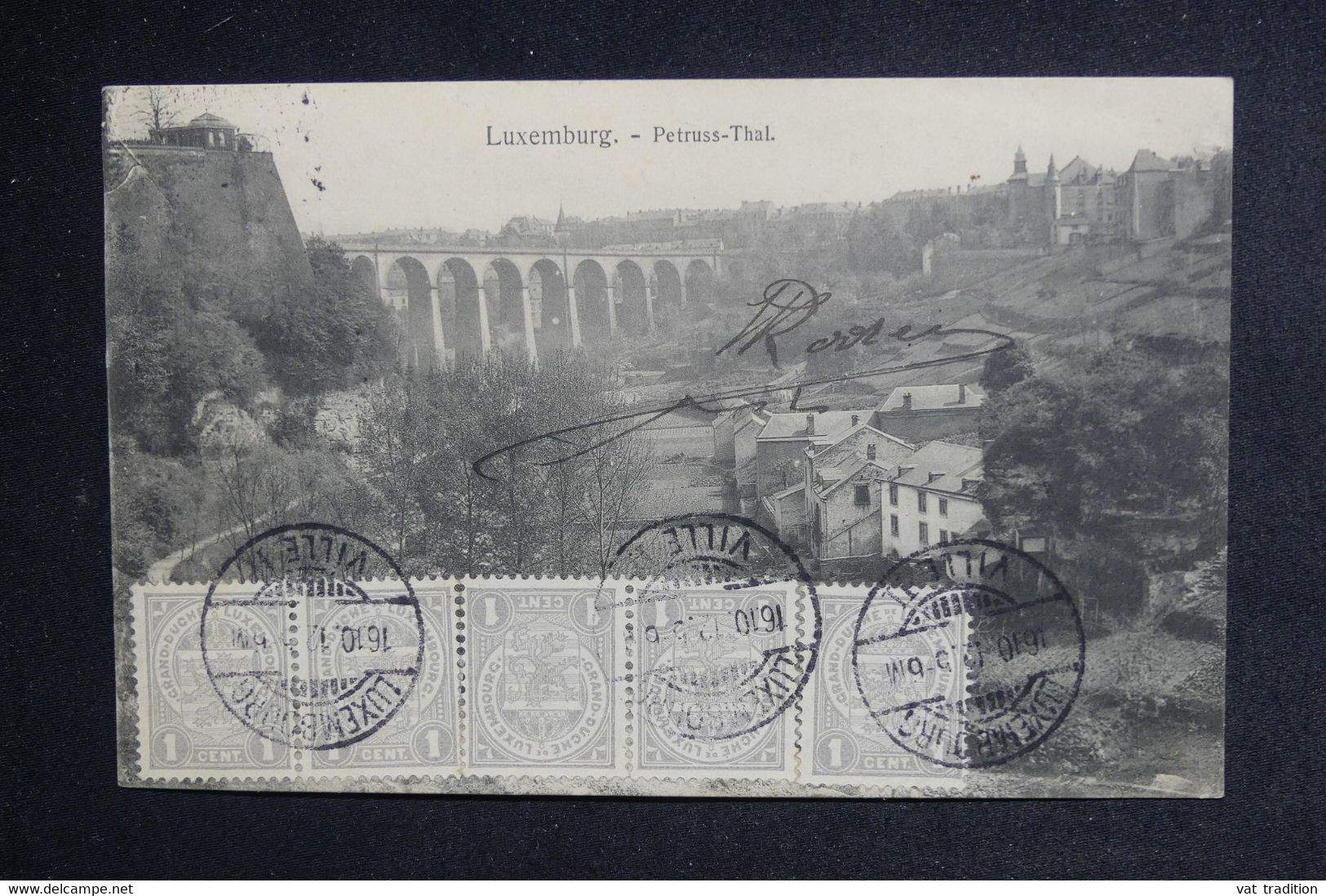 LUXEMBOURG - Affranchissement De Luxembourg Sur Carte Postale Pour La France En 1912 - L 123157 - 1907-24 Wapenschild