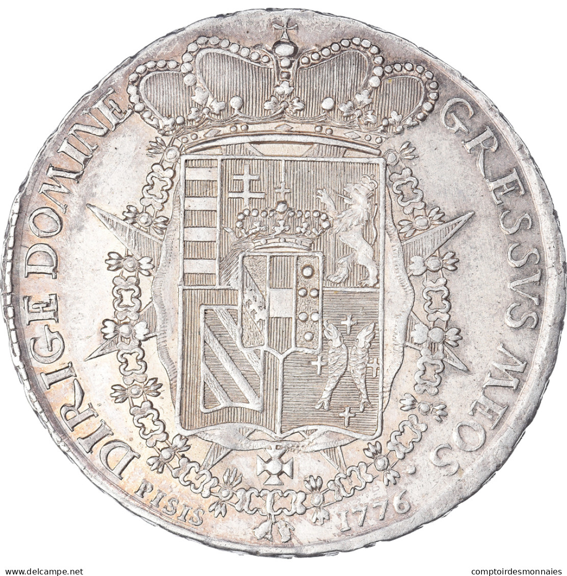 Monnaie, États Italiens, TUSCANY, Pietro Leopoldo, Francescone, 10 Paoli, 1776 - Toskana