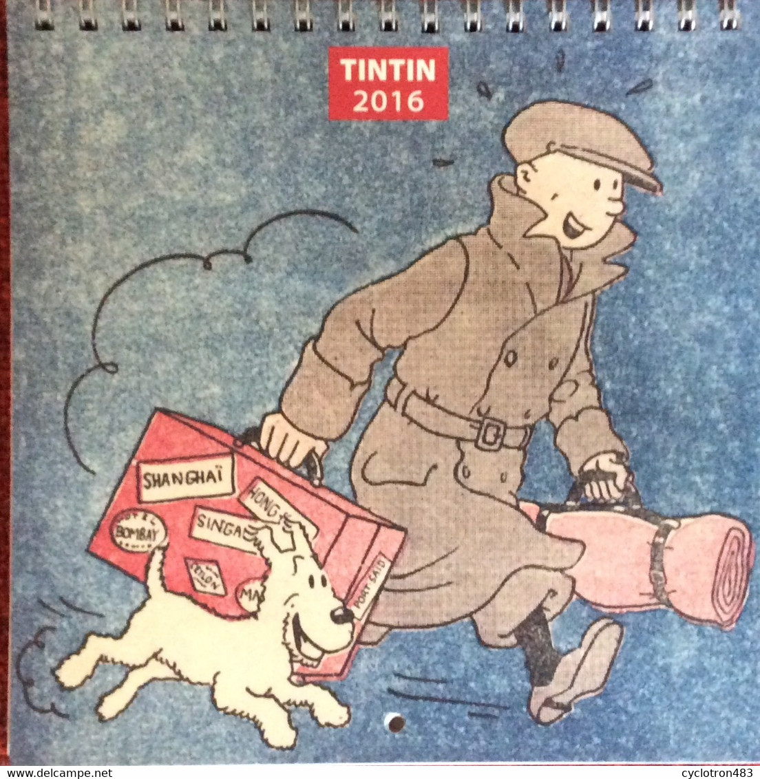 Calendrier Tintin 2016 - Hergé