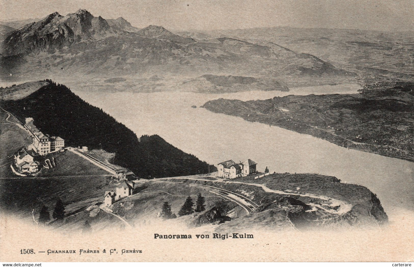 SUISSE,HELVETIA,SWISS,SWITZERLAND,ZOUG,ZUG,RIGI KULM,1900 - Zoug