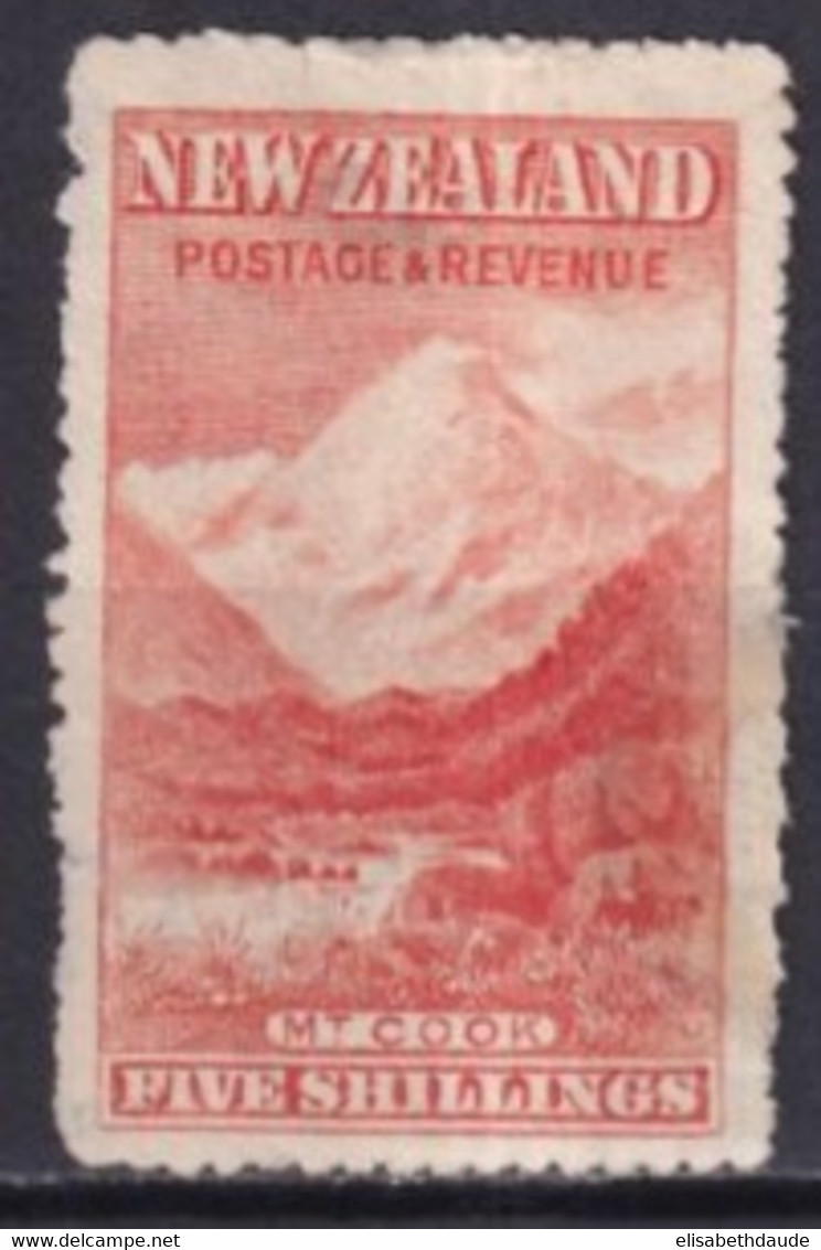 NEW ZEALAND - 1900 - YVERT N°111 NEUF SANS GOMME LEGER DEFAUT (TRES LEGER AMINCI + PETITE TRACE) - COTE = 300 EUR. - - Unused Stamps