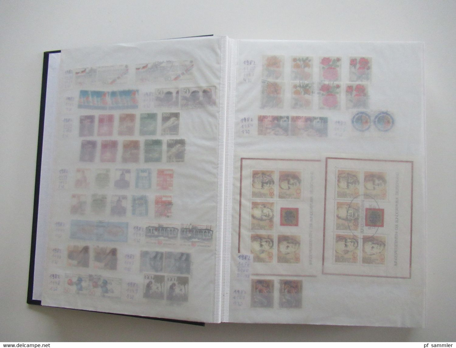 BRD / Bund 1981 - 1996 ** Und Gestempelt Doppelte Sammlung Im Dicken Steckbuch! Saubere Qualität - Collections (with Albums)