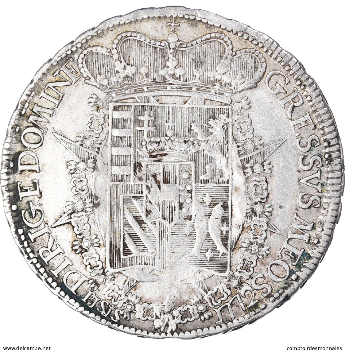 Monnaie, États Italiens, TUSCANY, Pietro Leopoldo, Francescone, 10 Paoli, 1772 - Tuscan