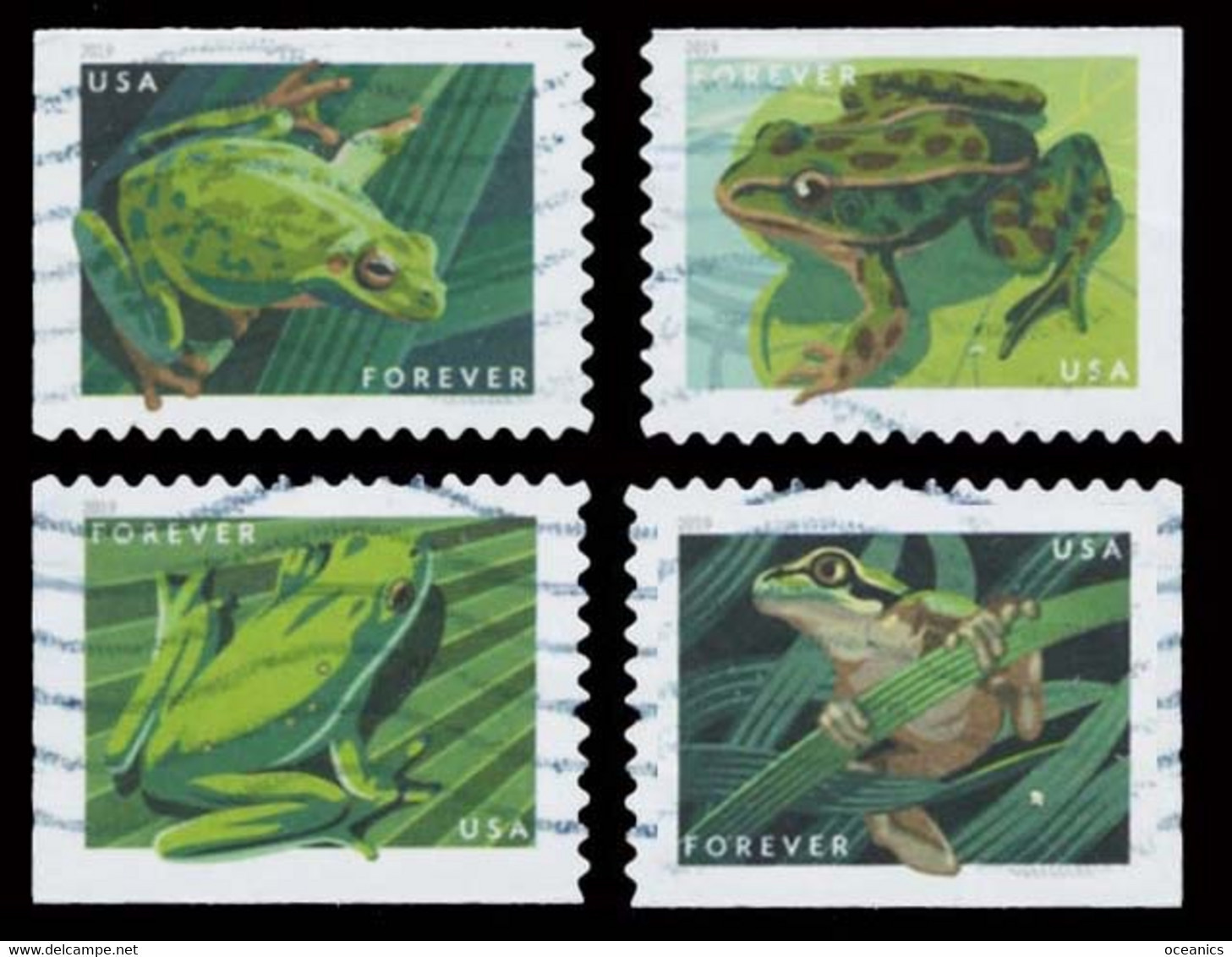 Etats-Unis / United States (Scott No.5395-98 - Frogs) (o) P2 Set Of 4 - Usados