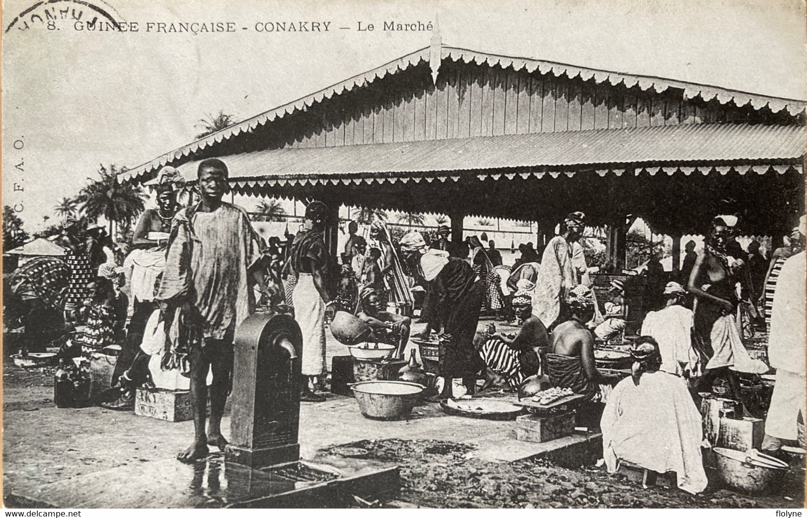 Conakry - Vue Sur Le Marché - Marchands - Guinée Française - Guinée