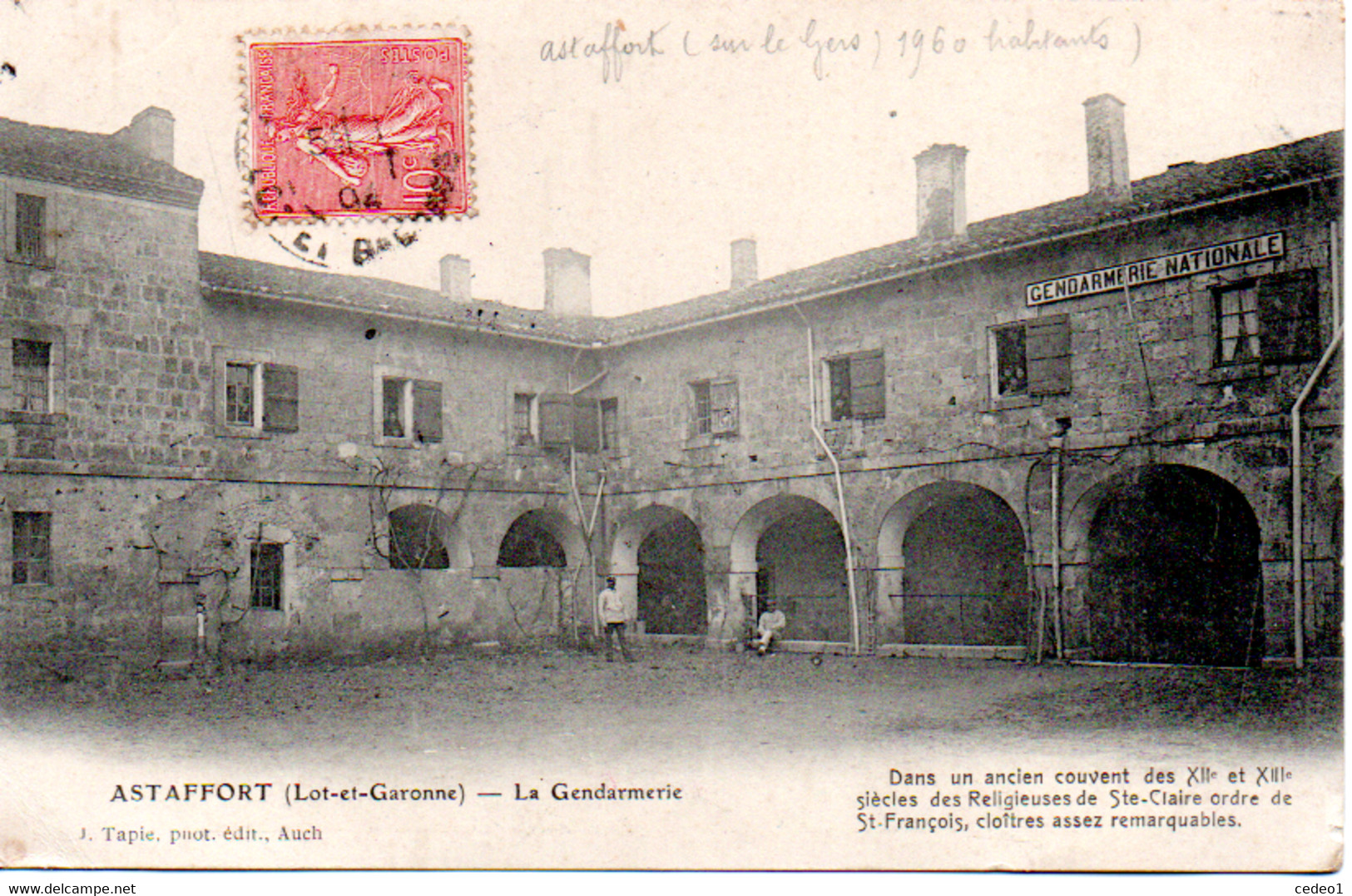 ASTAFFORT  LA GENDARMERIE - Astaffort