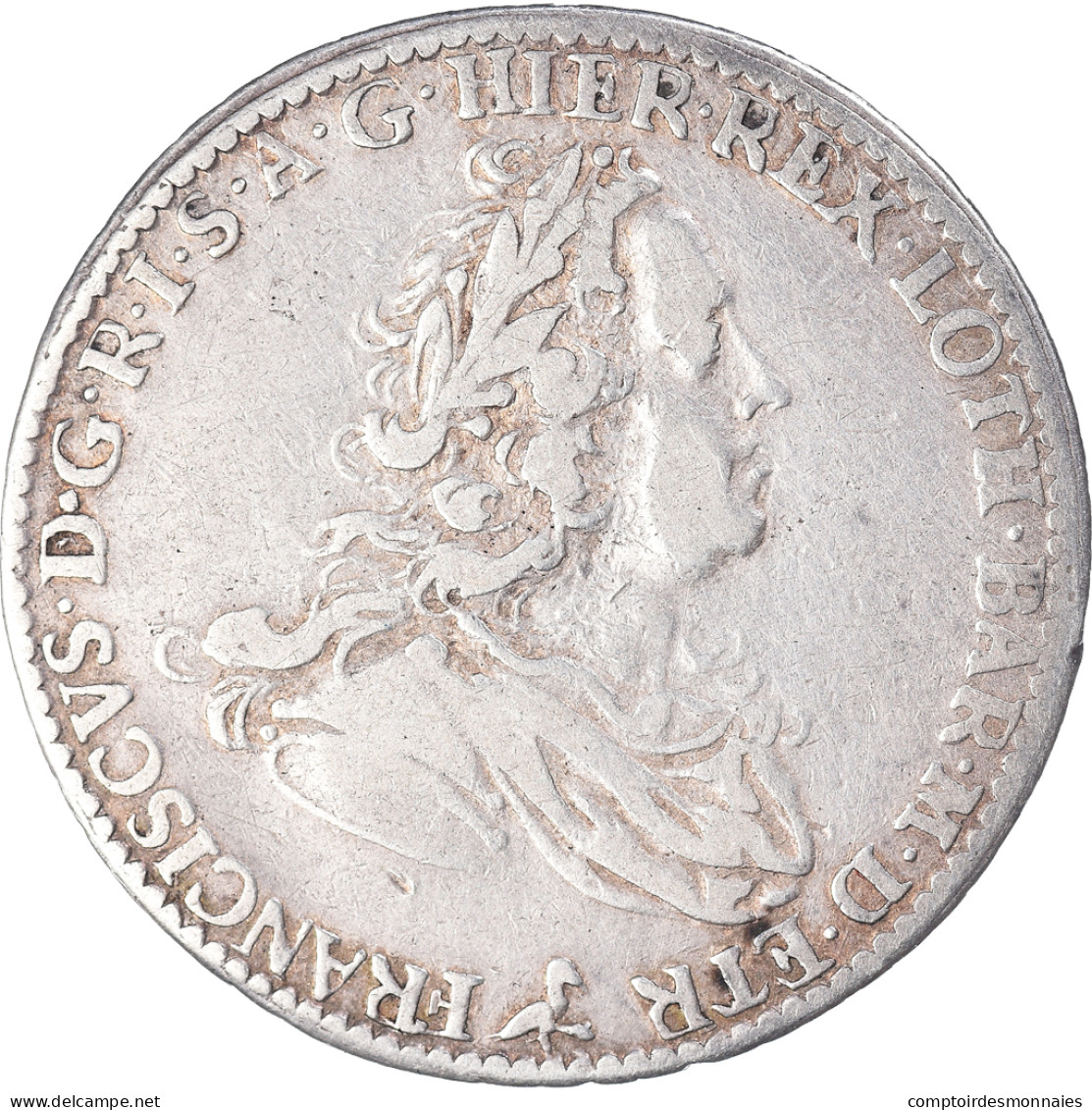Monnaie, États Italiens, TUSCANY, Francesco III, As Emperor Francis I, 1/2 - Toscane