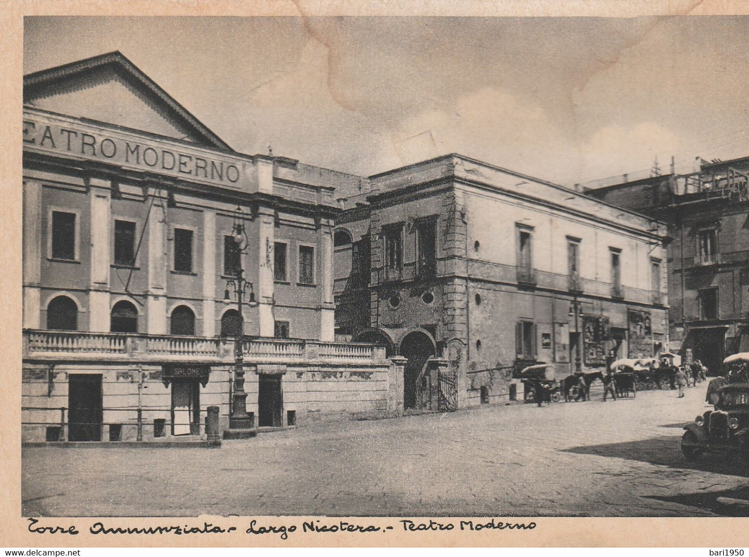 Torre Annunziata - Largo Nicotera - Teatro Moderno - Torre Annunziata