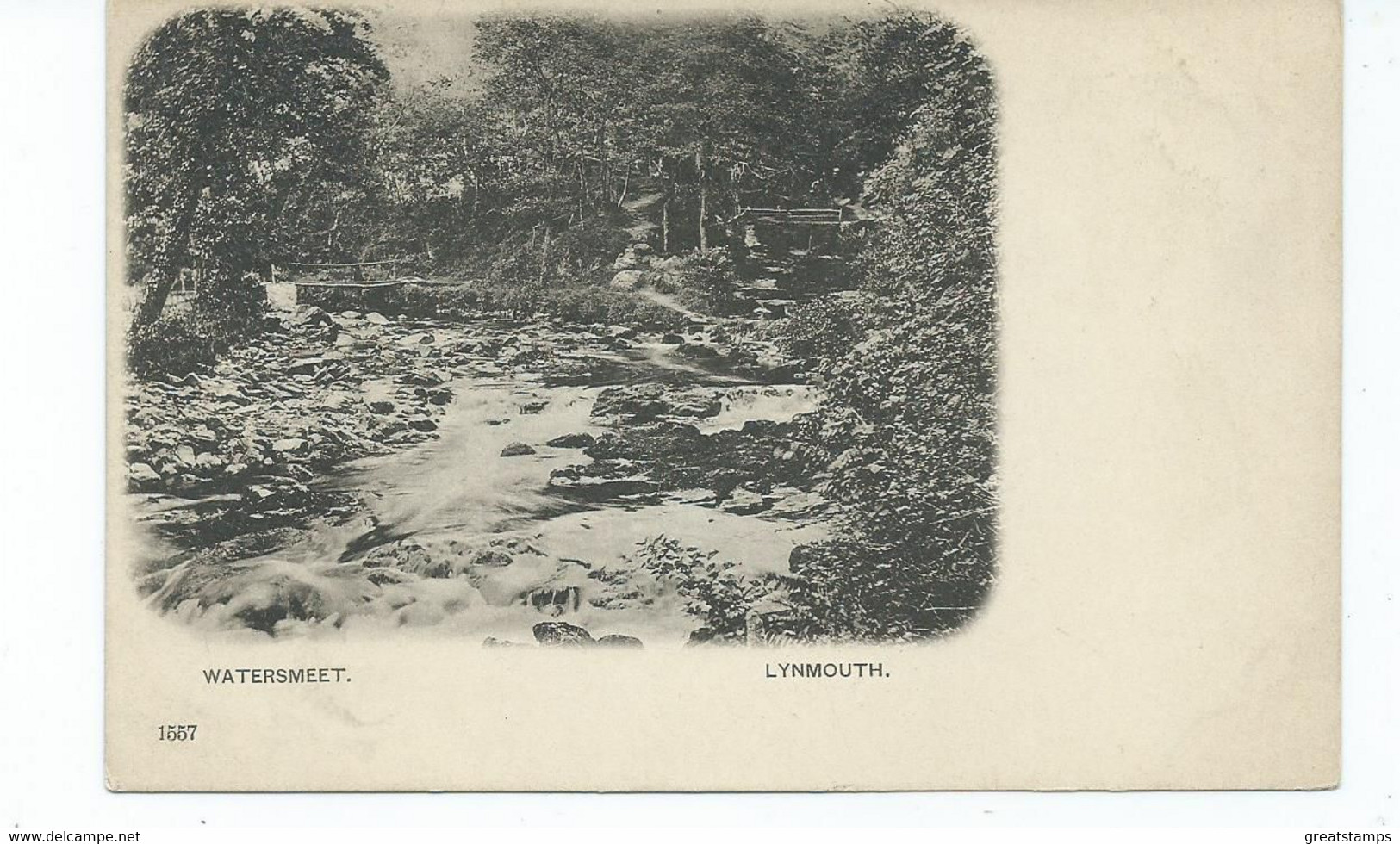 Postcard Devon Lynmouth  Watersmeet  Unused - Lynmouth & Lynton