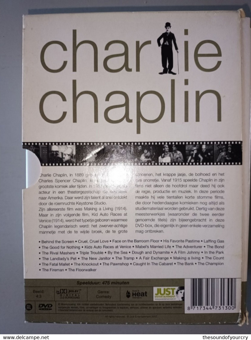 Charlie Chaplin 5 Dvd Box - Series Y Programas De TV