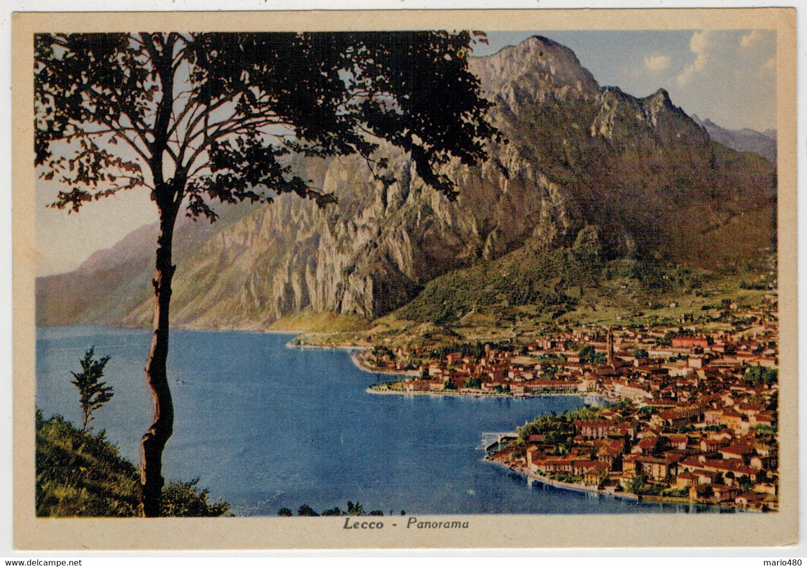 LECCO    PANORAMA             2 SCAN   (NUOVA) - Lecco