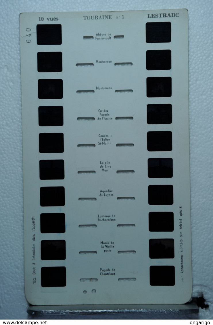 LESTRADE :       TOURAINE N°1 - Visionneuses Stéréoscopiques