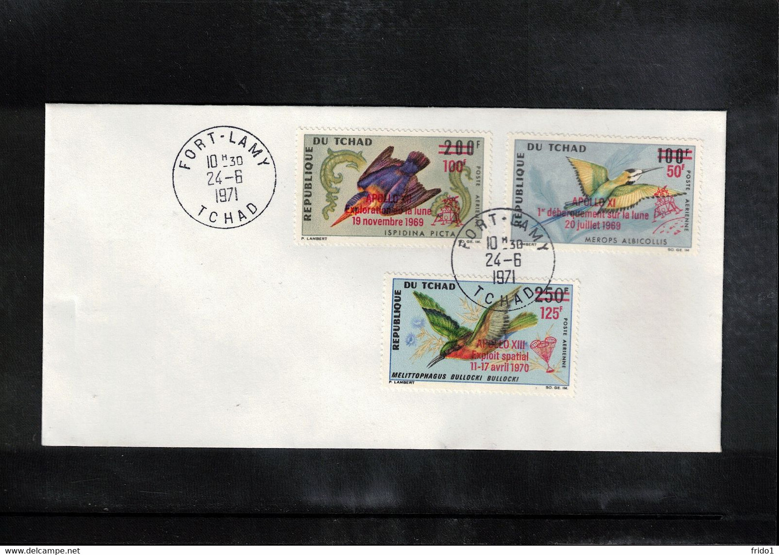 Tchad 1970 Space / Raumfahrt / L'espace  Apollo 11,12,13 Interesting Cover - Africa