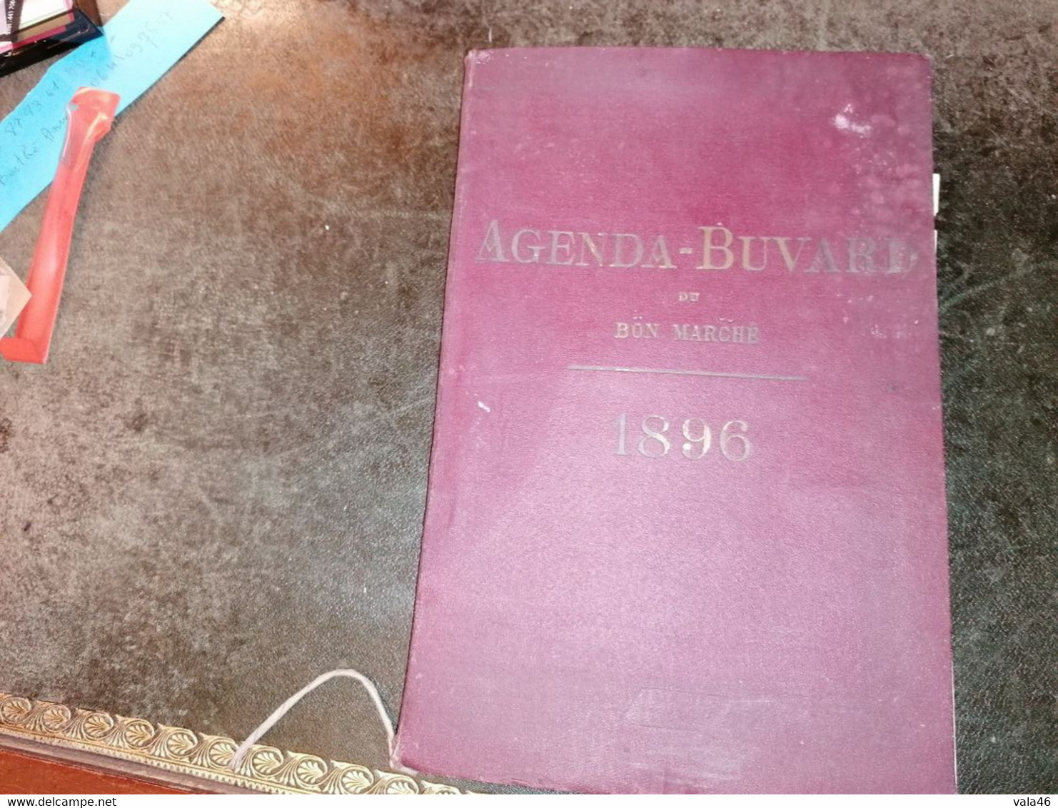 AGENDA BUVARD DU BON MARCHE 1896 - Collezioni