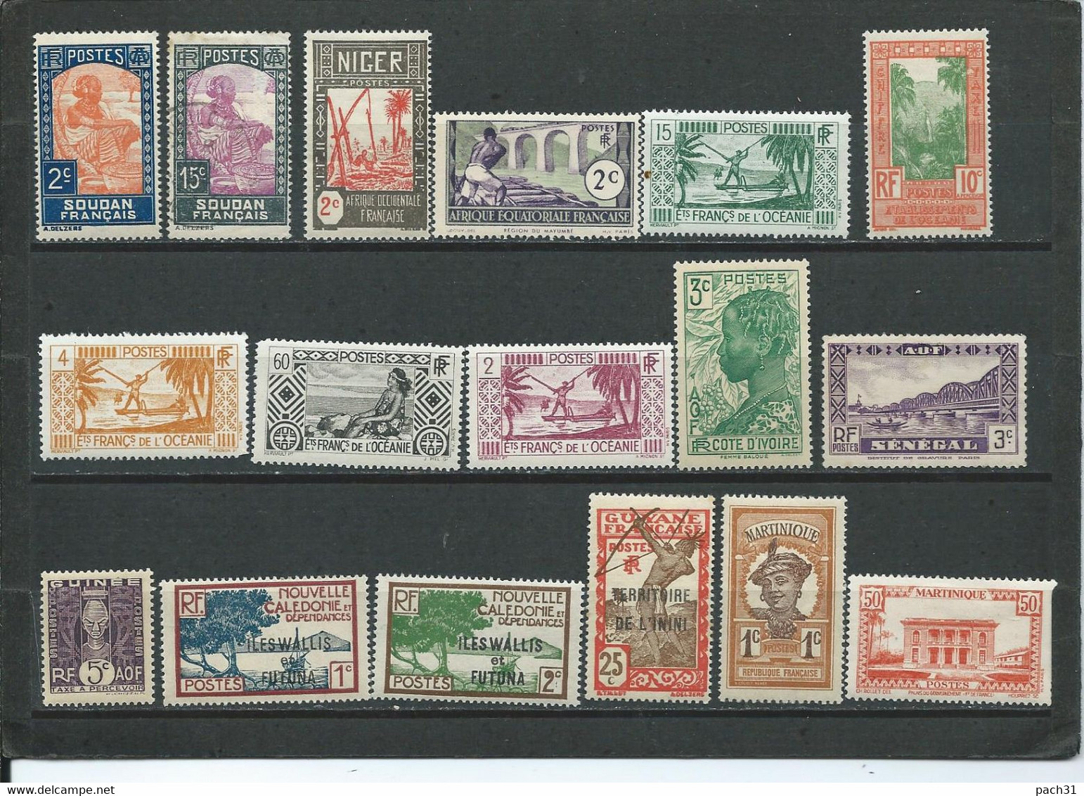 Lot De Timbres Des Ex-colonies Et Protectorats - Collezioni