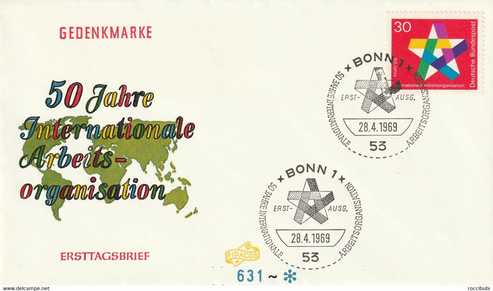 Mi. 582 FDC - Altri & Non Classificati