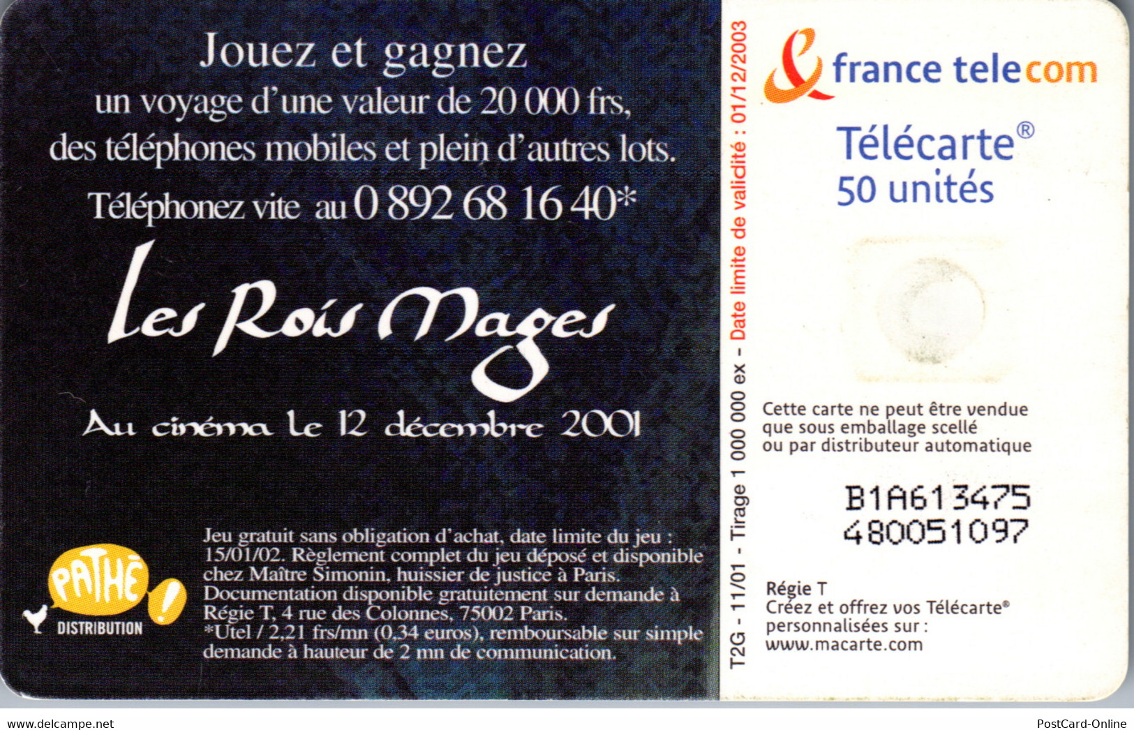 16573 - Frankreich - Les Rois Mages - 2001