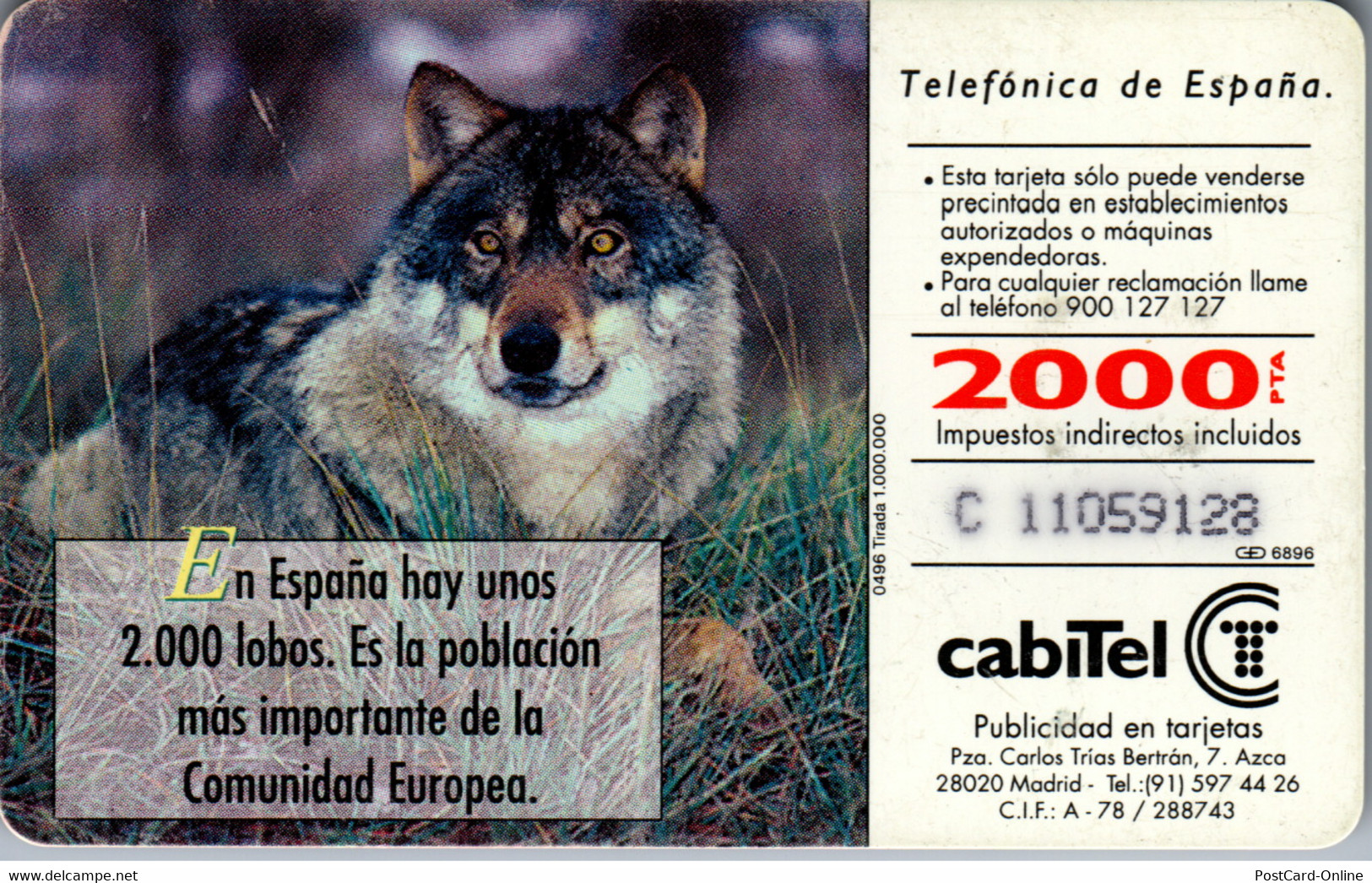 16609 - Spanien - Fauna Iberica , Lobo - Sonstige & Ohne Zuordnung