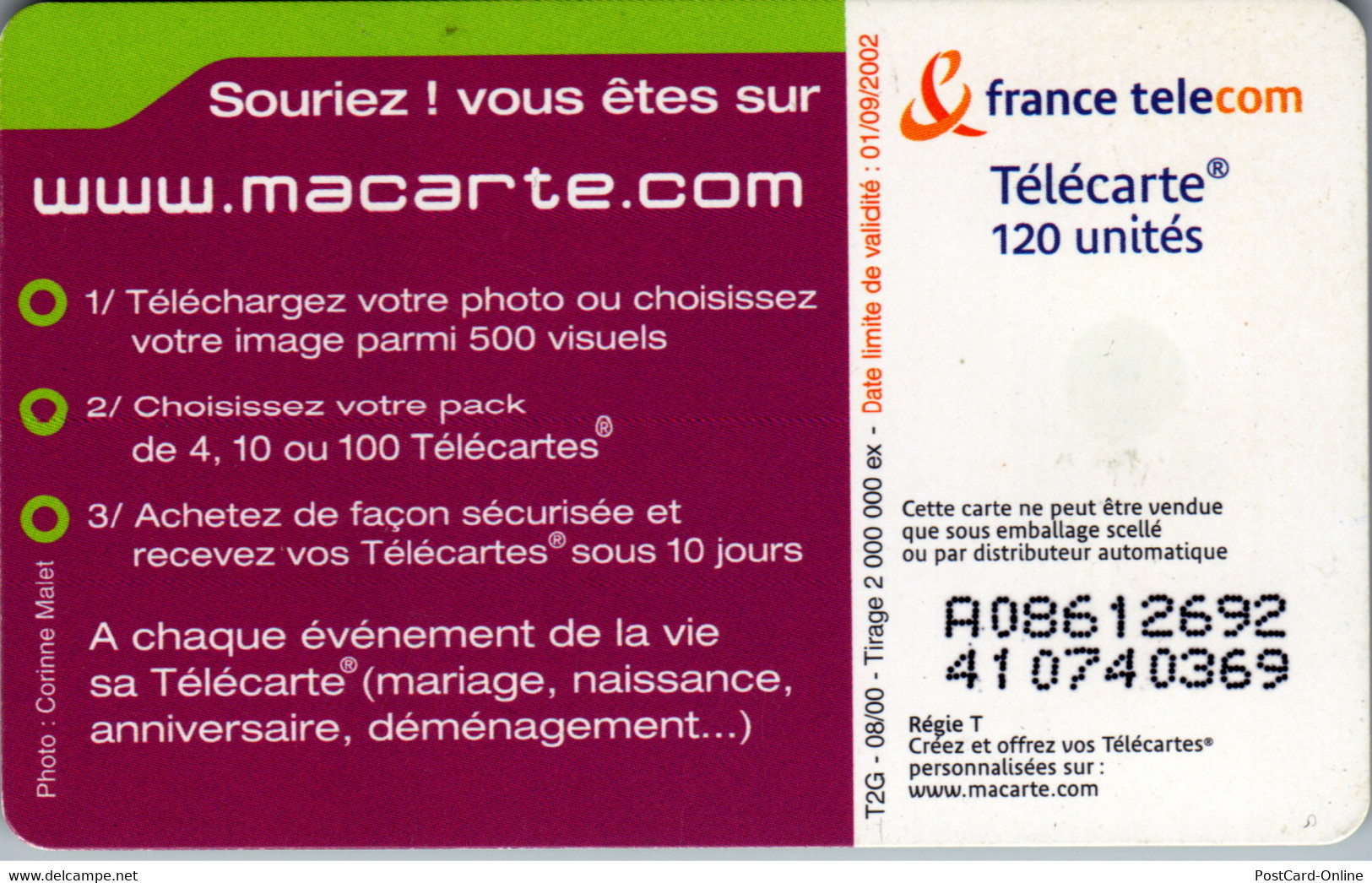 16616 - Frankreich - Macarte - 2000