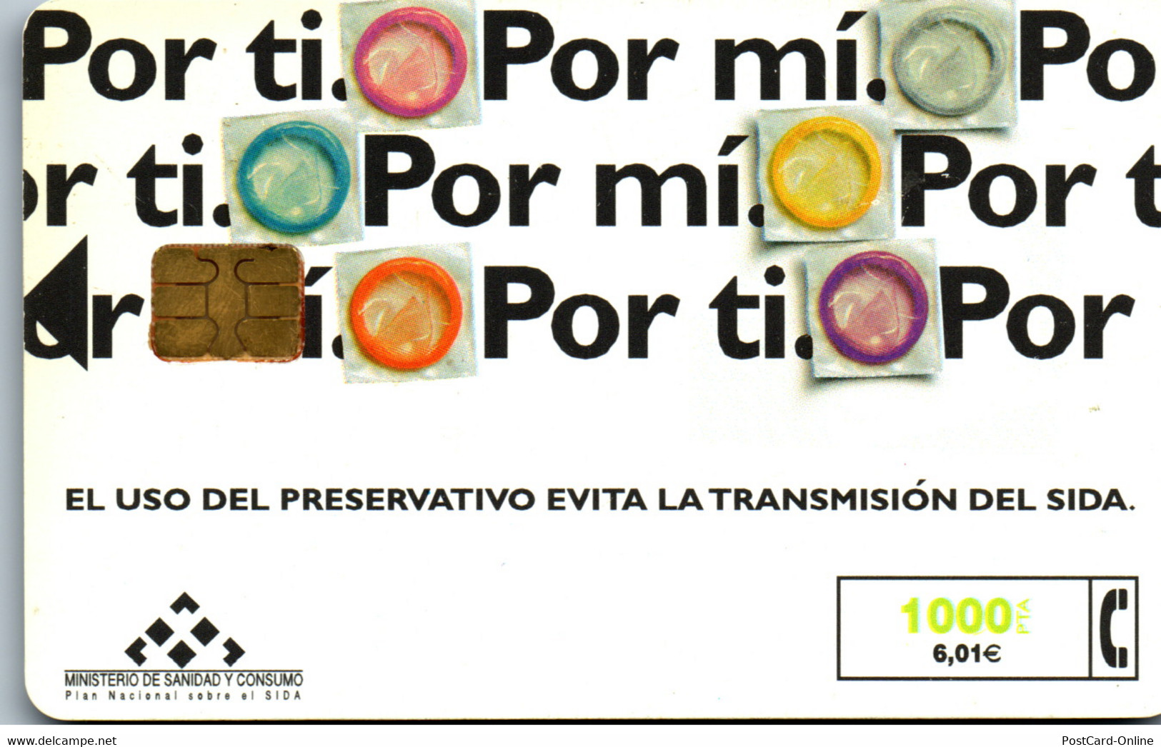 16618 - Spanien - Por Mi , Por Ti , Condome - Otros & Sin Clasificación