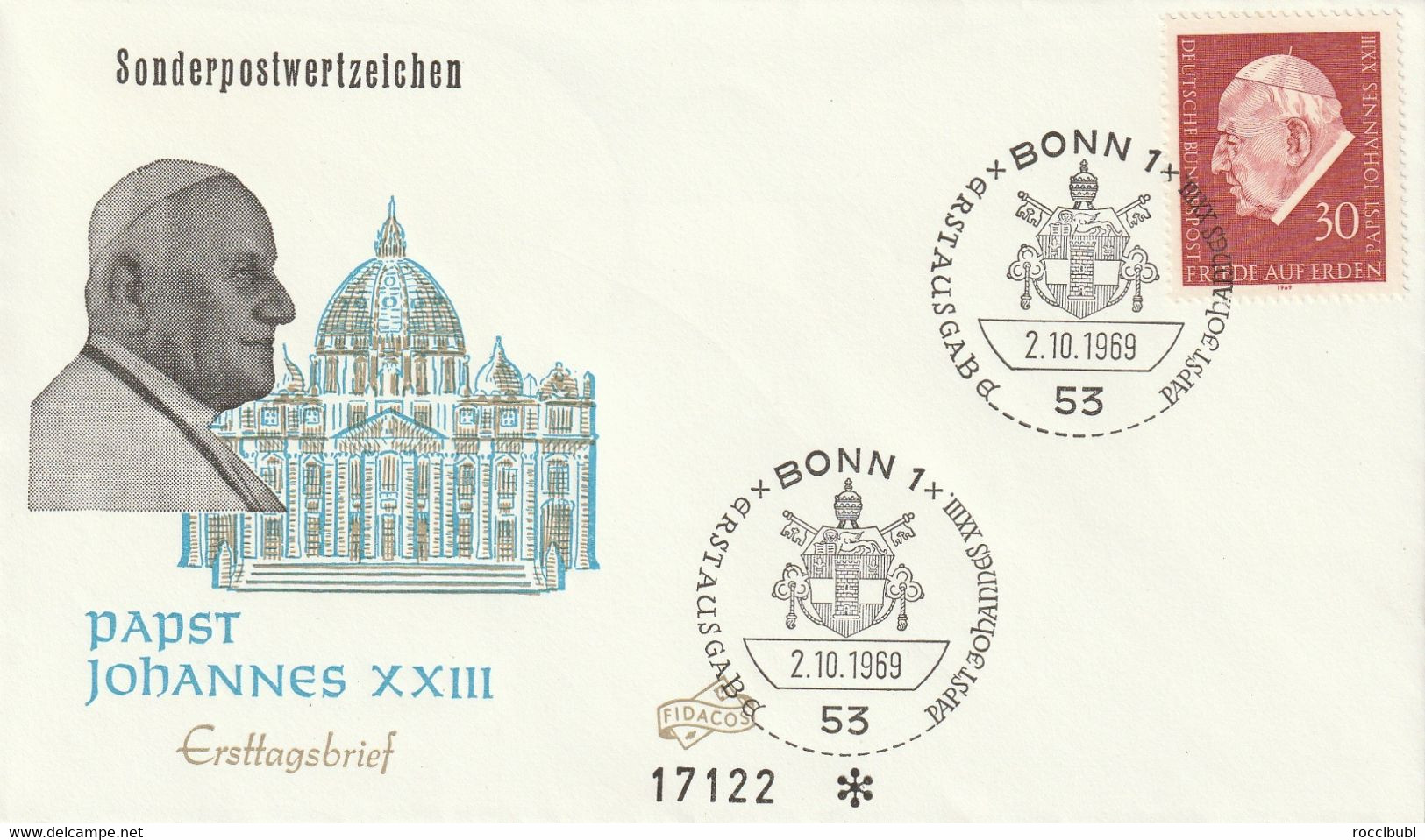 Mi. 609 FDC - Otros & Sin Clasificación