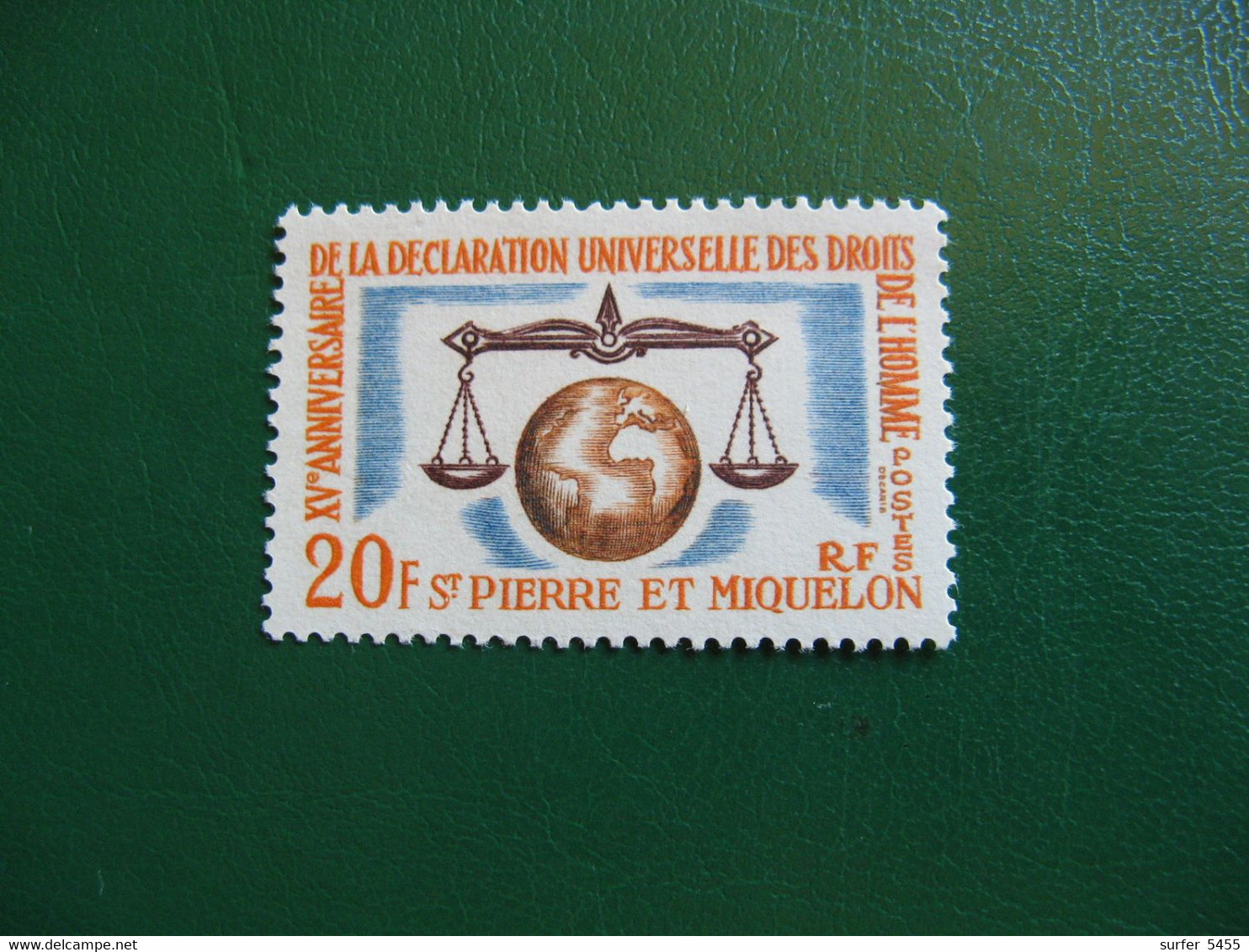 SAINT PIERRE ET MIQUELON YVERT POSTE ORDINAIRE N° 370 NEUF** LUXE COTE 8,10 EUROS - Unused Stamps