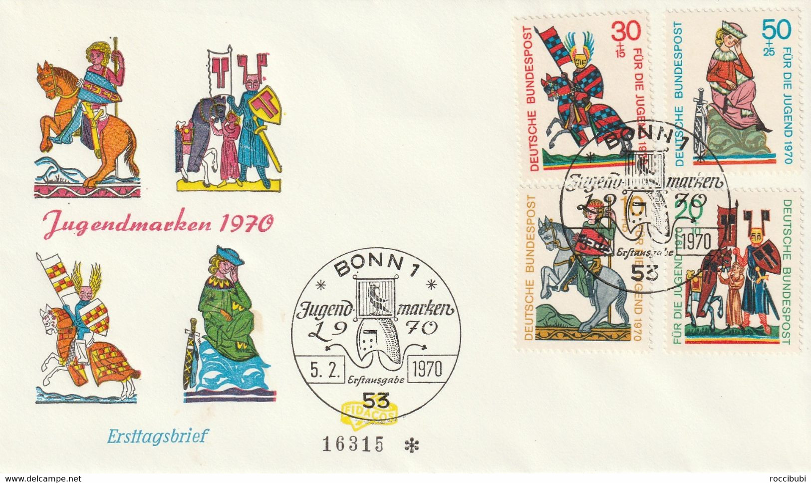 Mi. 612/615 FDC - Otros & Sin Clasificación