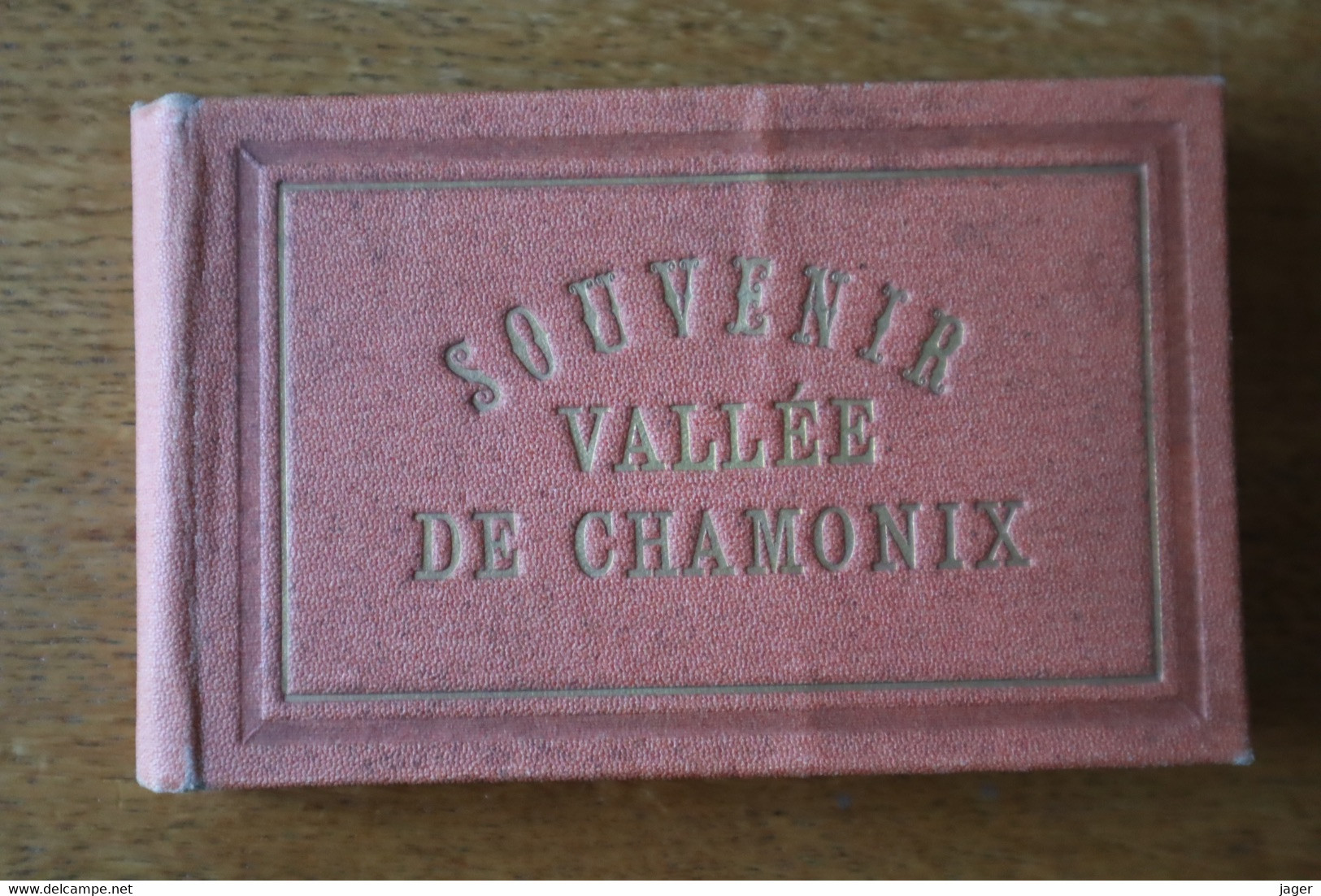 Souvenir Vallée De CHAMONIX Par  GARCIN Photographe à GENEVE - Old (before 1900)