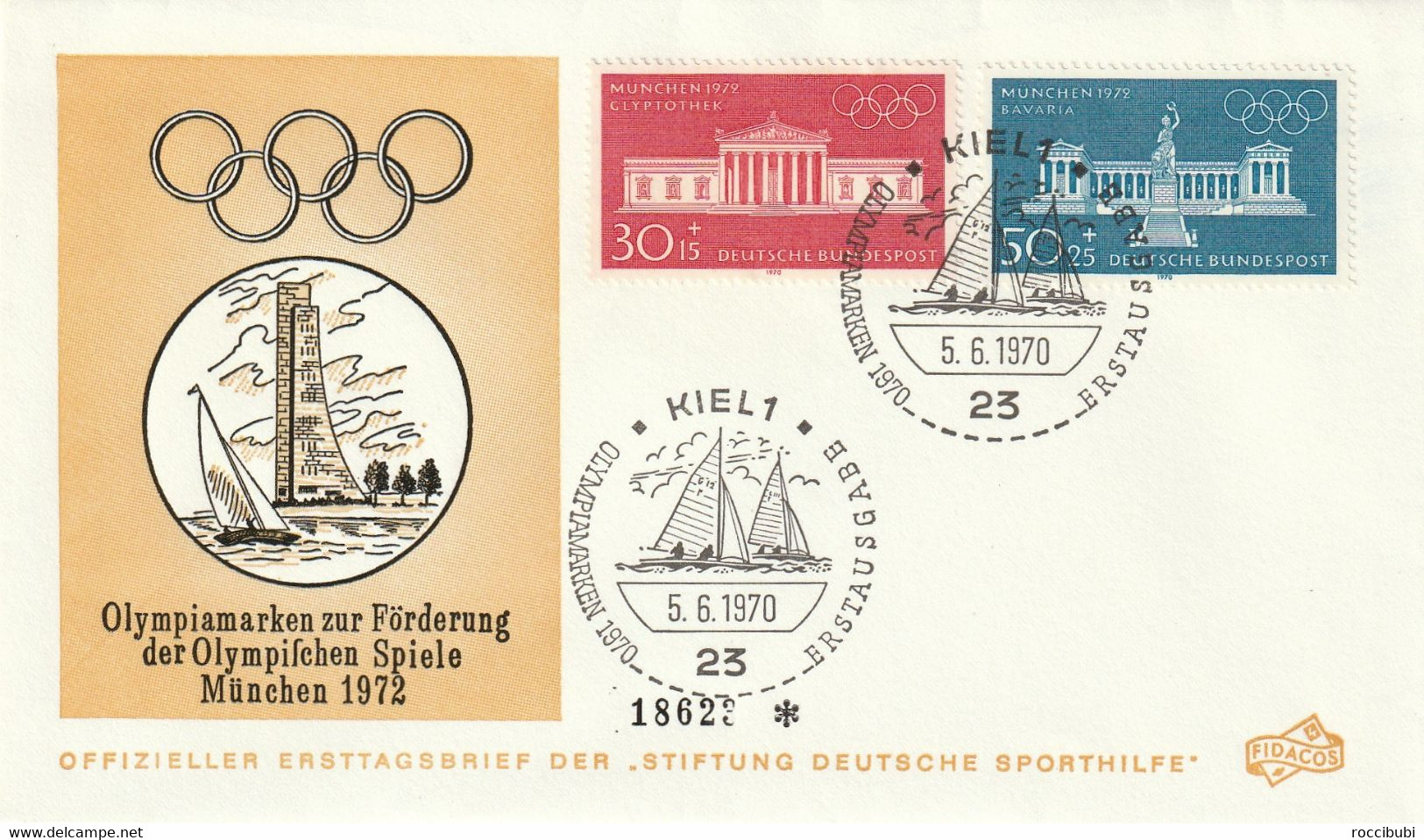 Mi. 624/627 FDC - Other & Unclassified