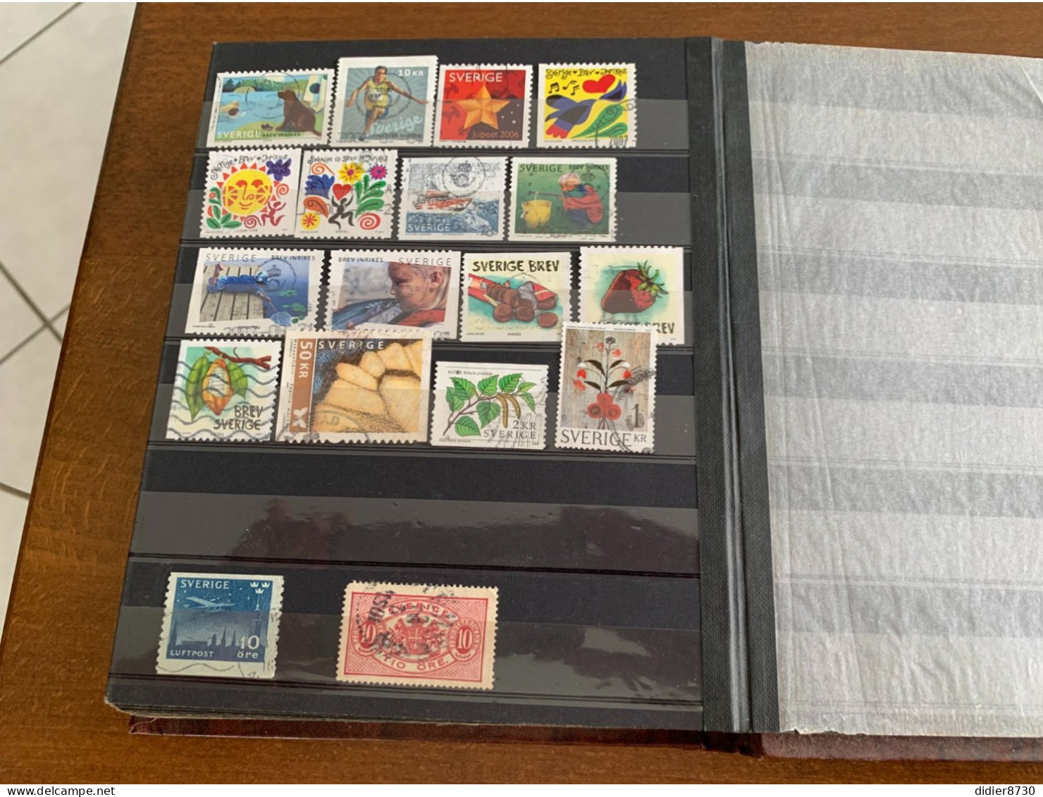 COLLECTION  + 850 TIMBRES DANEMARK SUEDE FINLANDE OBLITERES  TOUTES PERIODES