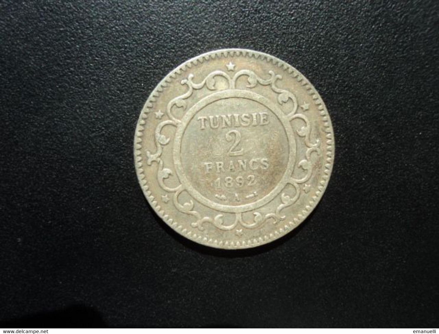 TUNISIE : 2 FRANCS   1892 A - 1309  *   G.247 / KM 225     TTB - Tunesië