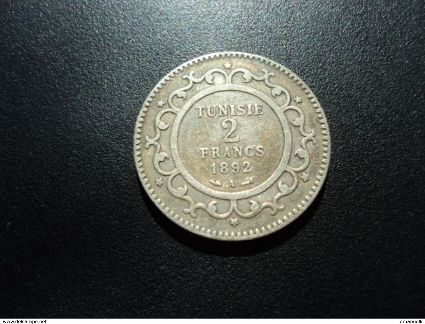 TUNISIE : 2 FRANCS   1892 A - 1309  *   G.247 / KM 225     TTB - Túnez