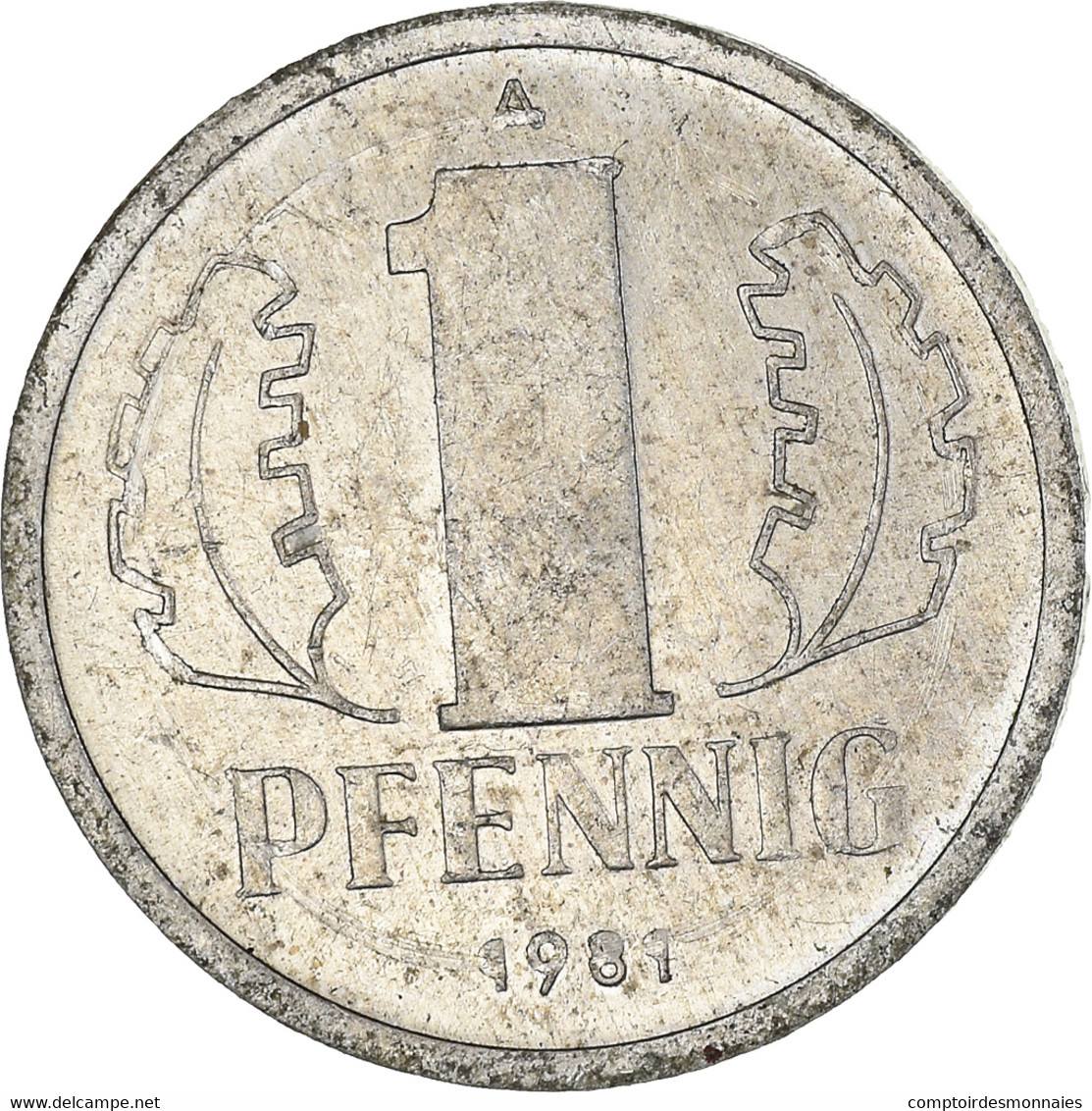 Monnaie, République Démocratique Allemande, Pfennig, 1987 - 1 Pfennig